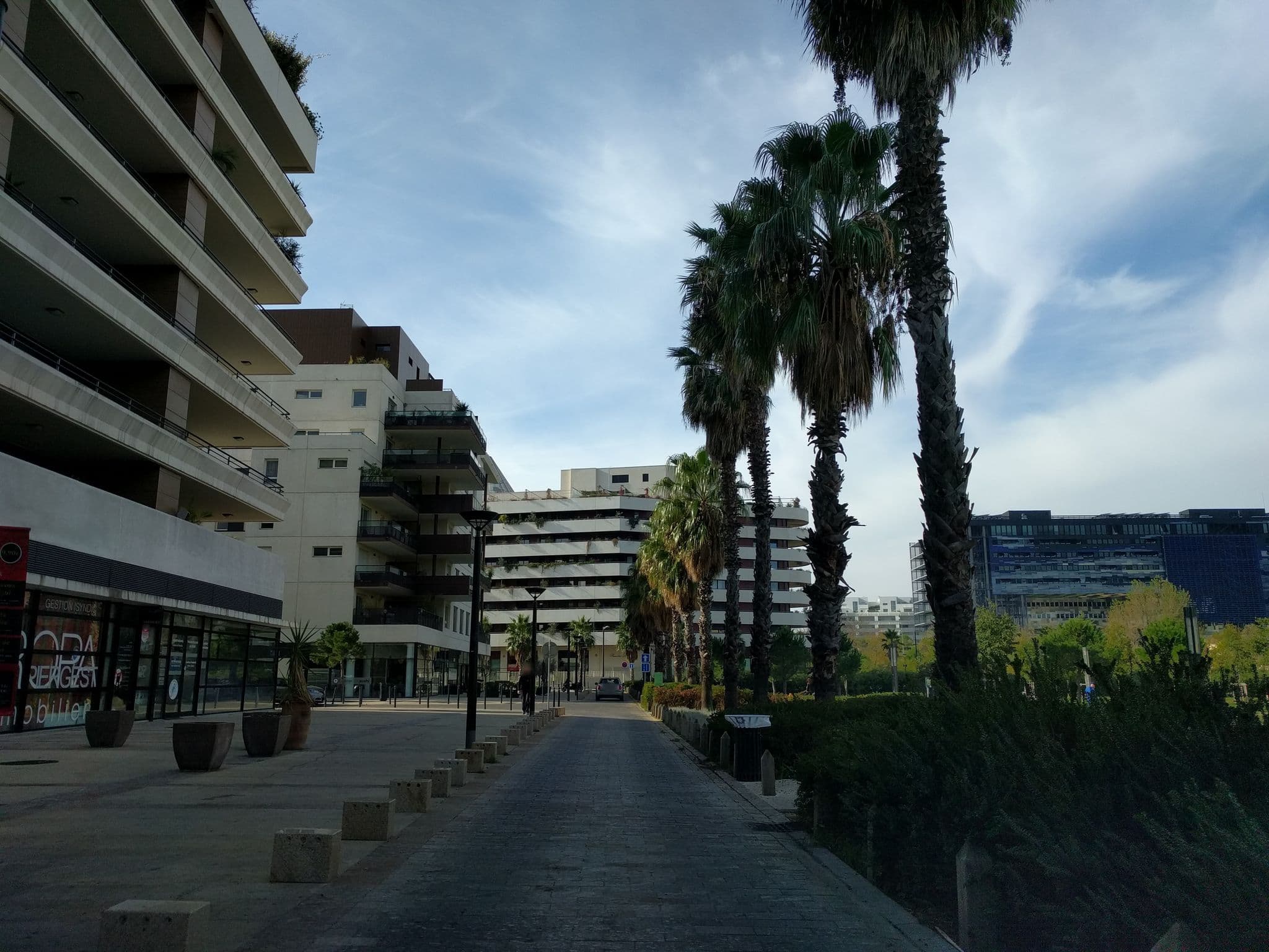 Street view near Chambre style villa sur toit Port Marianne, Montpellier — © mappy_sa (CC BY-SA · Mapillary)