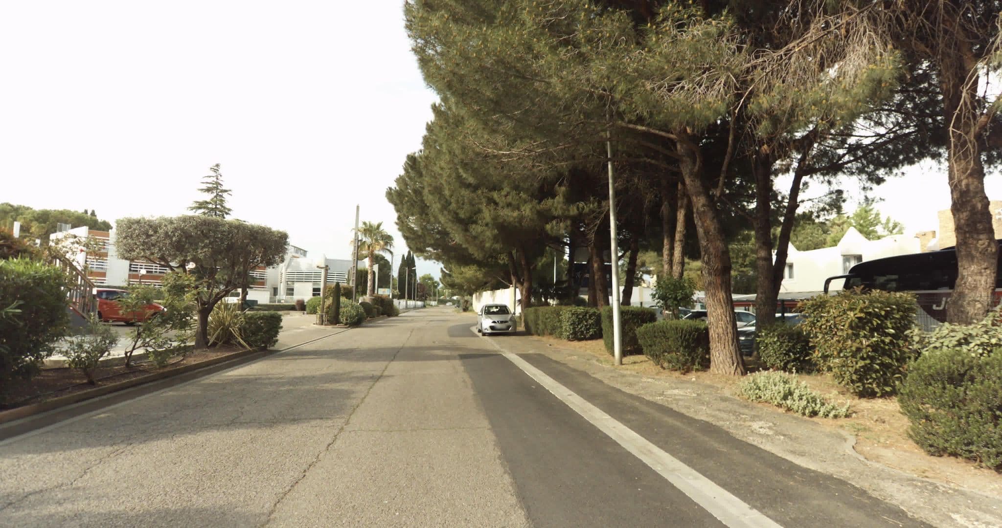 Street view near The Originals City, Hôtel Costières, Nîmes (Inter-Hotel), Nîmes — © sogefi (CC BY-SA · Mapillary)
