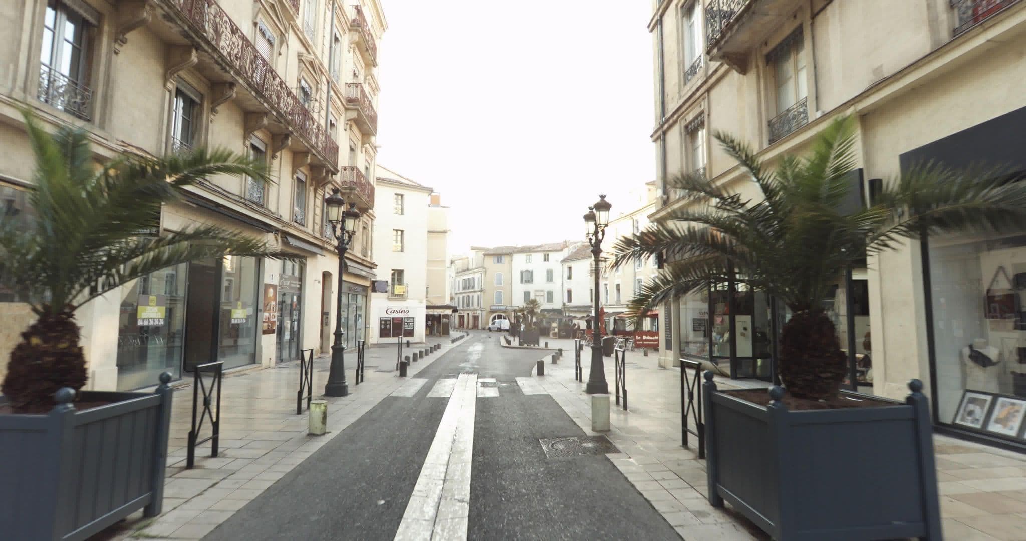Street view near Nîmotel, Nîmes — © sogefi (CC BY-SA · Mapillary)