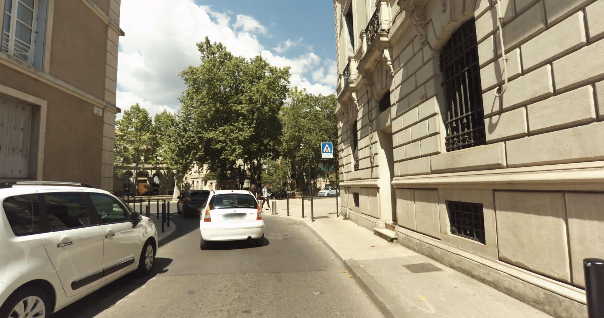 Street view near Maison Albar Hotels L'Imperator, Nîmes — © sogefi (CC BY-SA · Mapillary)