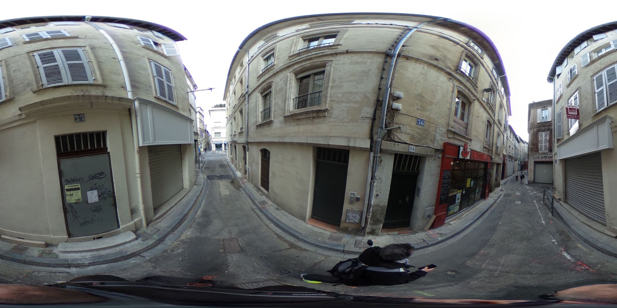 Street view near L'Oriflamme, Avignon — © zimmy (CC BY-SA · Mapillary)