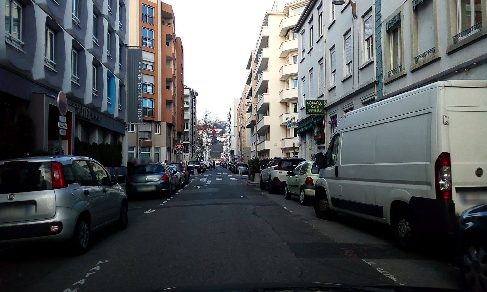 Street view near Hôtel Chromatics, Lyon 02 — © eric_s (CC BY-SA · Mapillary)
