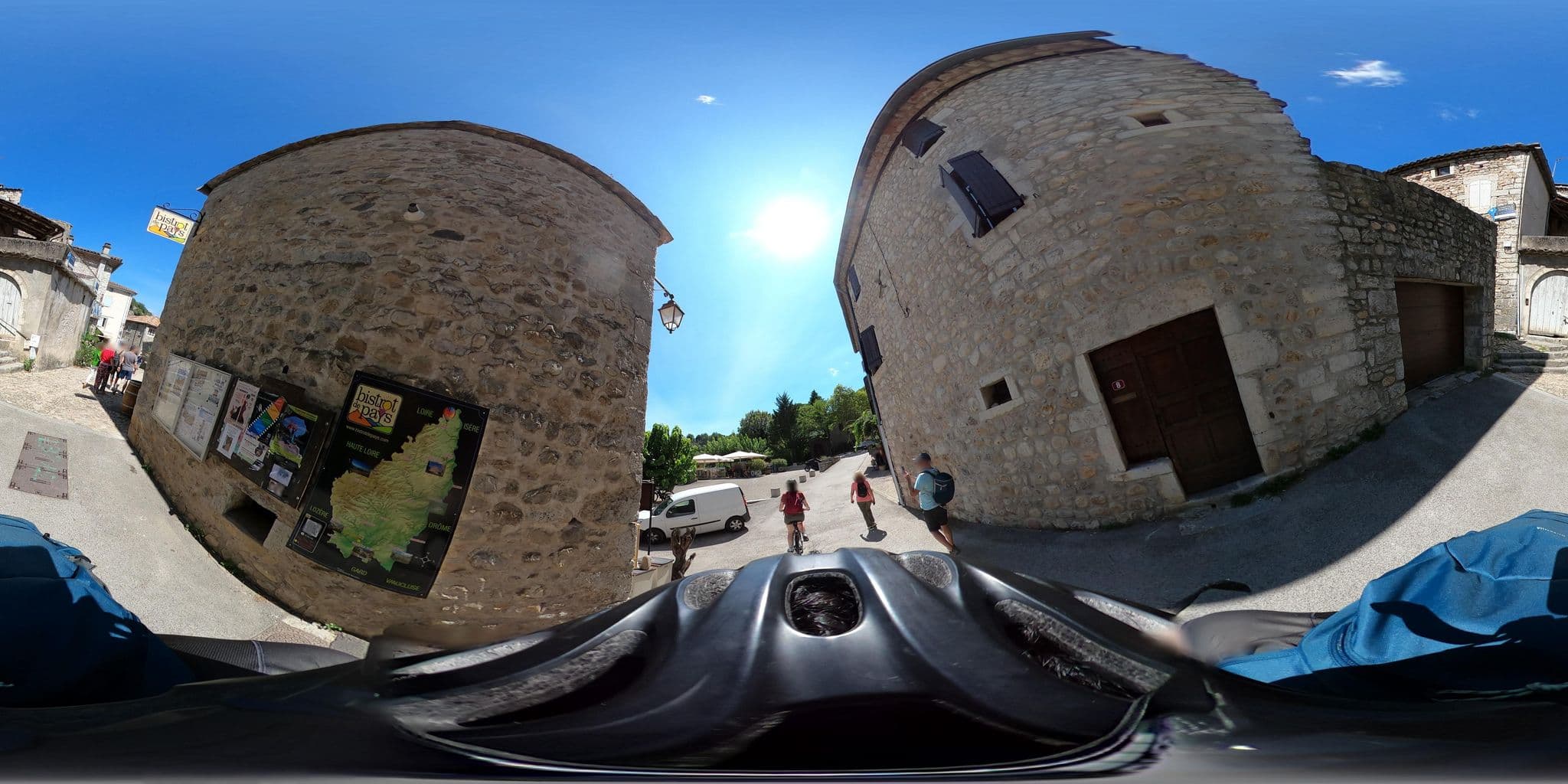 Street view near HOTEL LA GARENNE, Ruoms — © Krob (CC BY-SA · Mapillary)