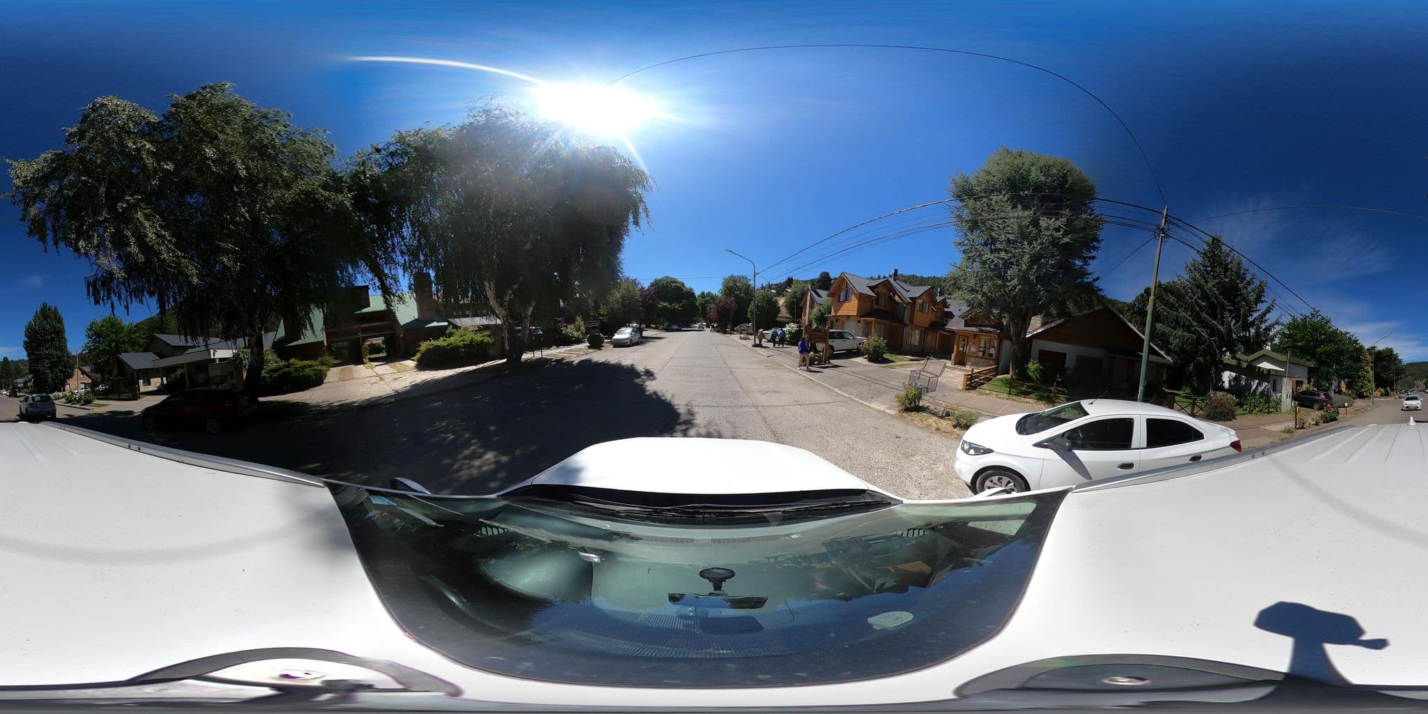 Street view near Cabañas Catalanas, San Martín de los Andes