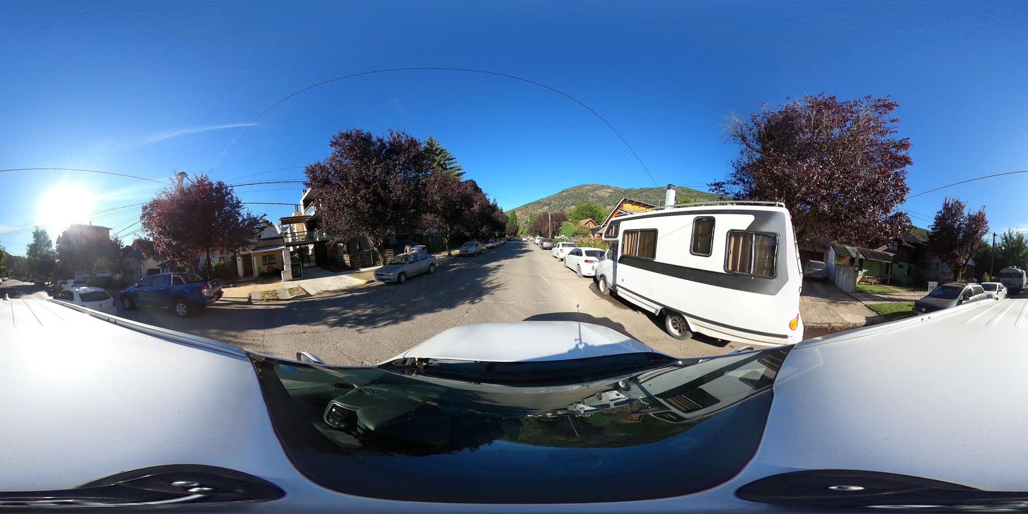 Street view near Sherpa Hostel, San Martín de los Andes