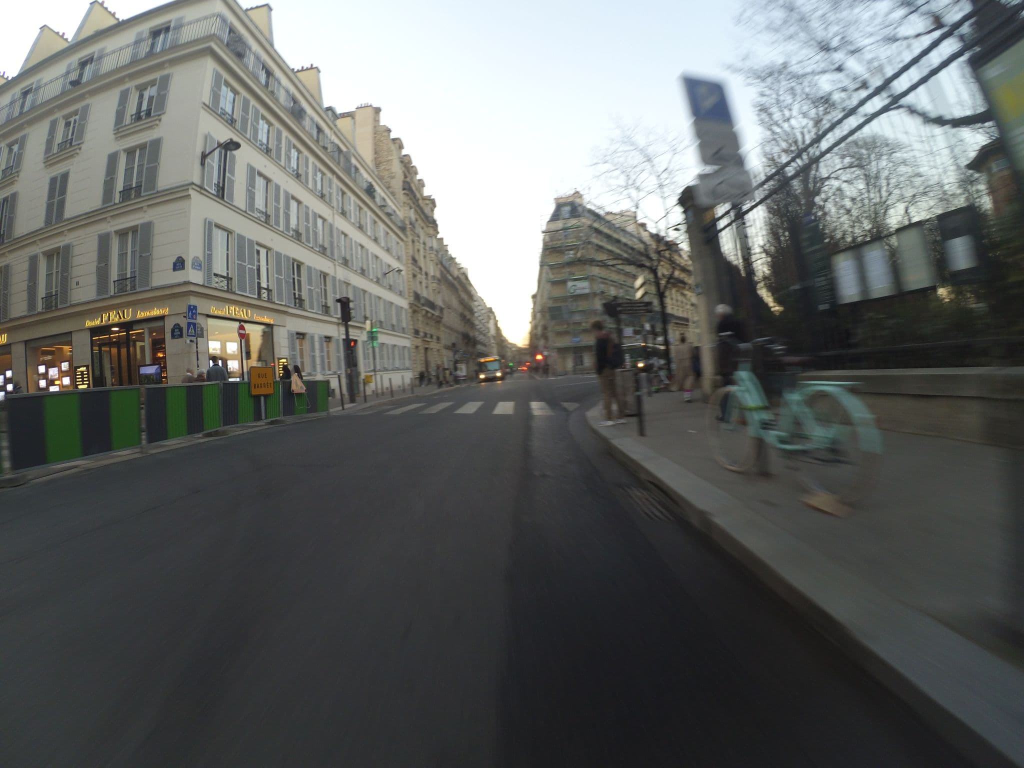 Street view near Les Marronniers, Paris 06 Luxembourg — © phyks (CC BY-SA · Mapillary)