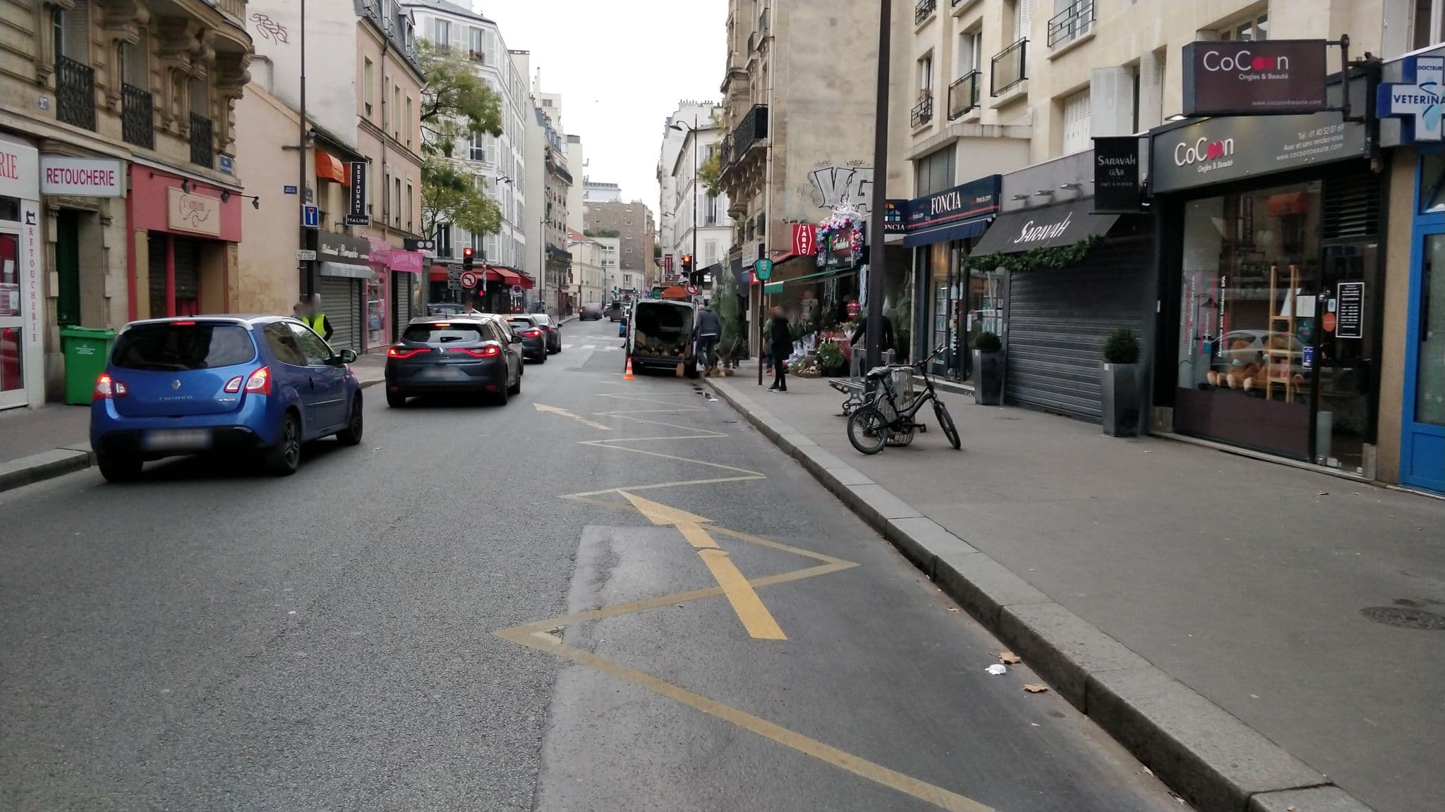 Street view near Hôtel Berkeley, Paris 14 Observatoire — © overflorian (CC BY-SA · Mapillary)