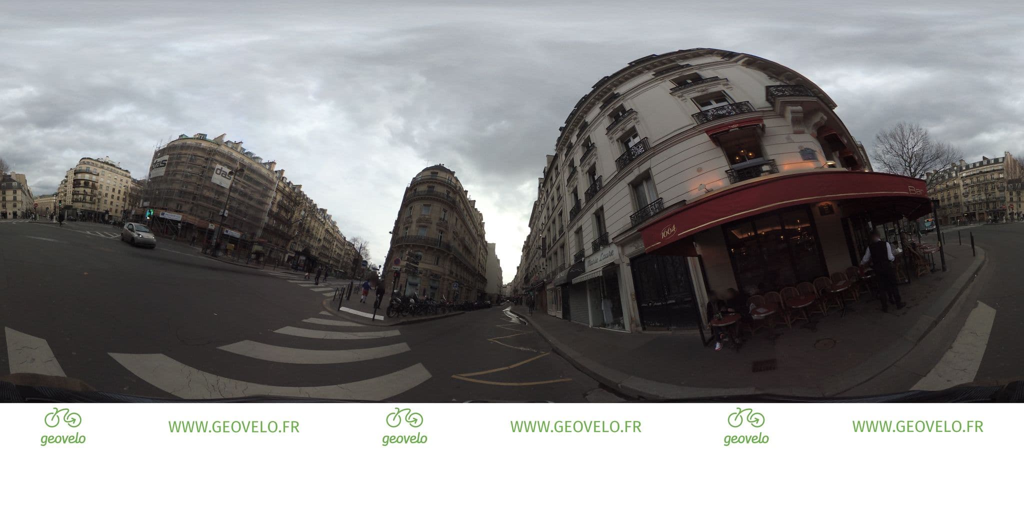 Street view near Hôtel Bac St-Germain, Paris 07 Palais-Bourbon — © simon_geovelo (CC BY-SA · Mapillary)