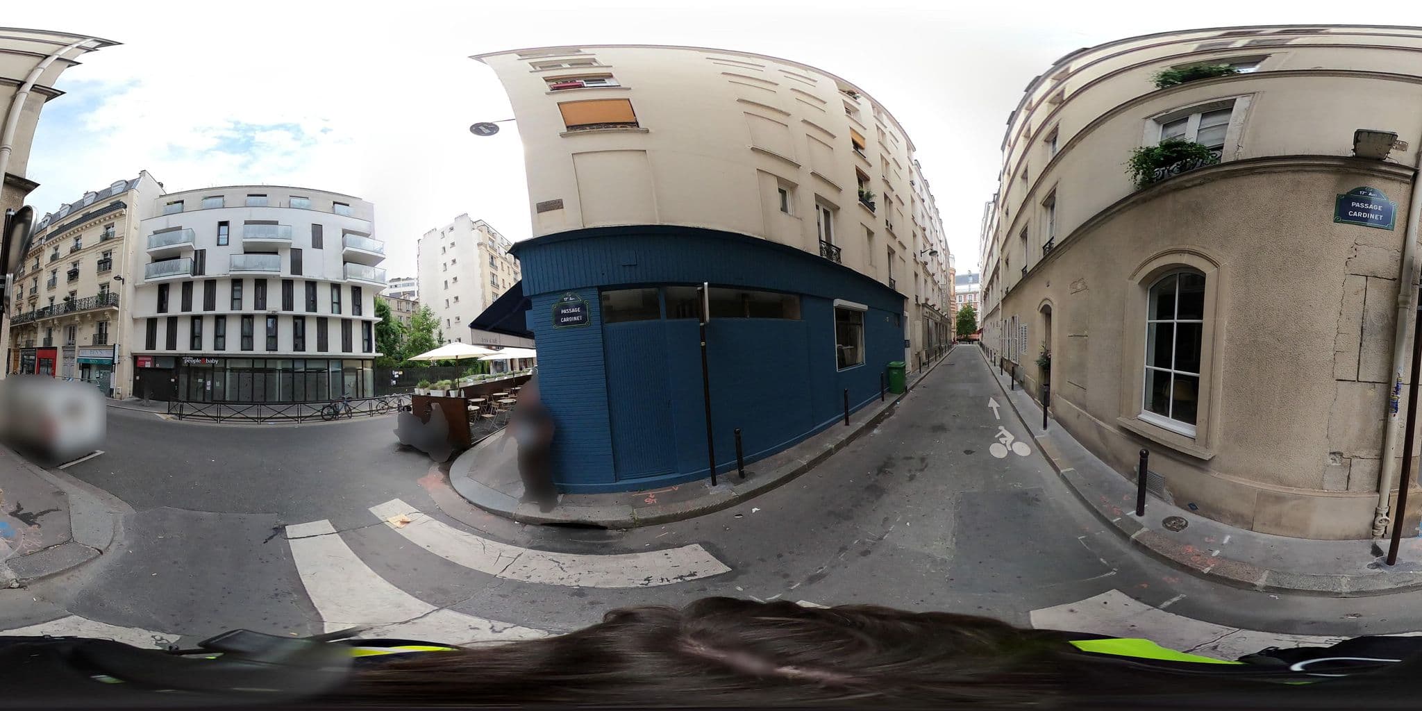 Street view near Hôtel Romance Malesherbes, Paris 17 Batignolles-Monceau — © cartocite (CC BY-SA · Mapillary)