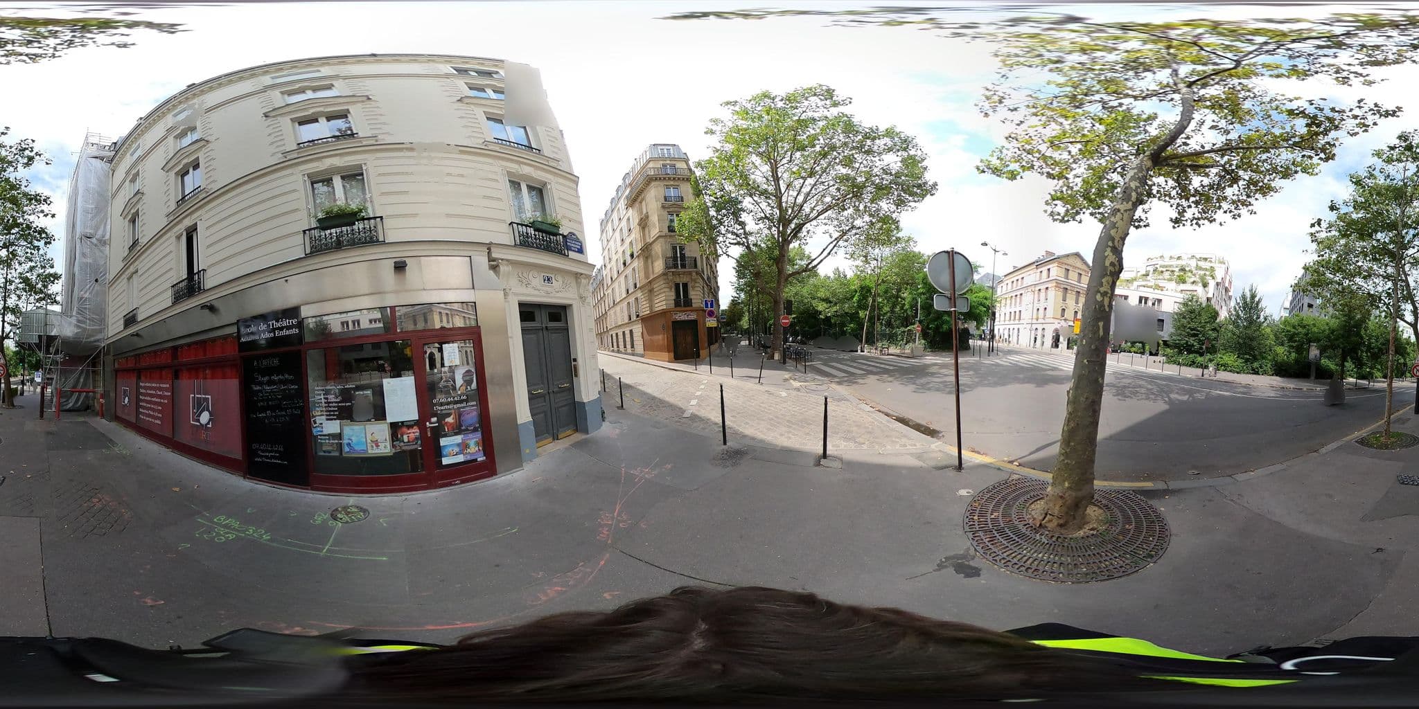 Street view near Hotel Wagram, Paris 17 Batignolles-Monceau — © cartocite (CC BY-SA · Mapillary)