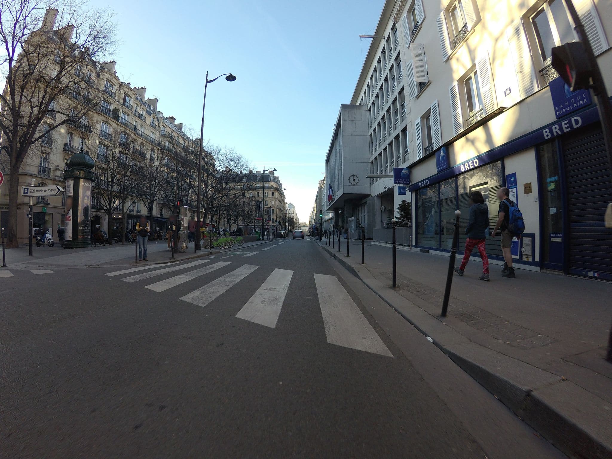 Street view near Hôtel Batignolles Villiers, Paris 17 Batignolles-Monceau — © laurentlouf (CC BY-SA · Mapillary)