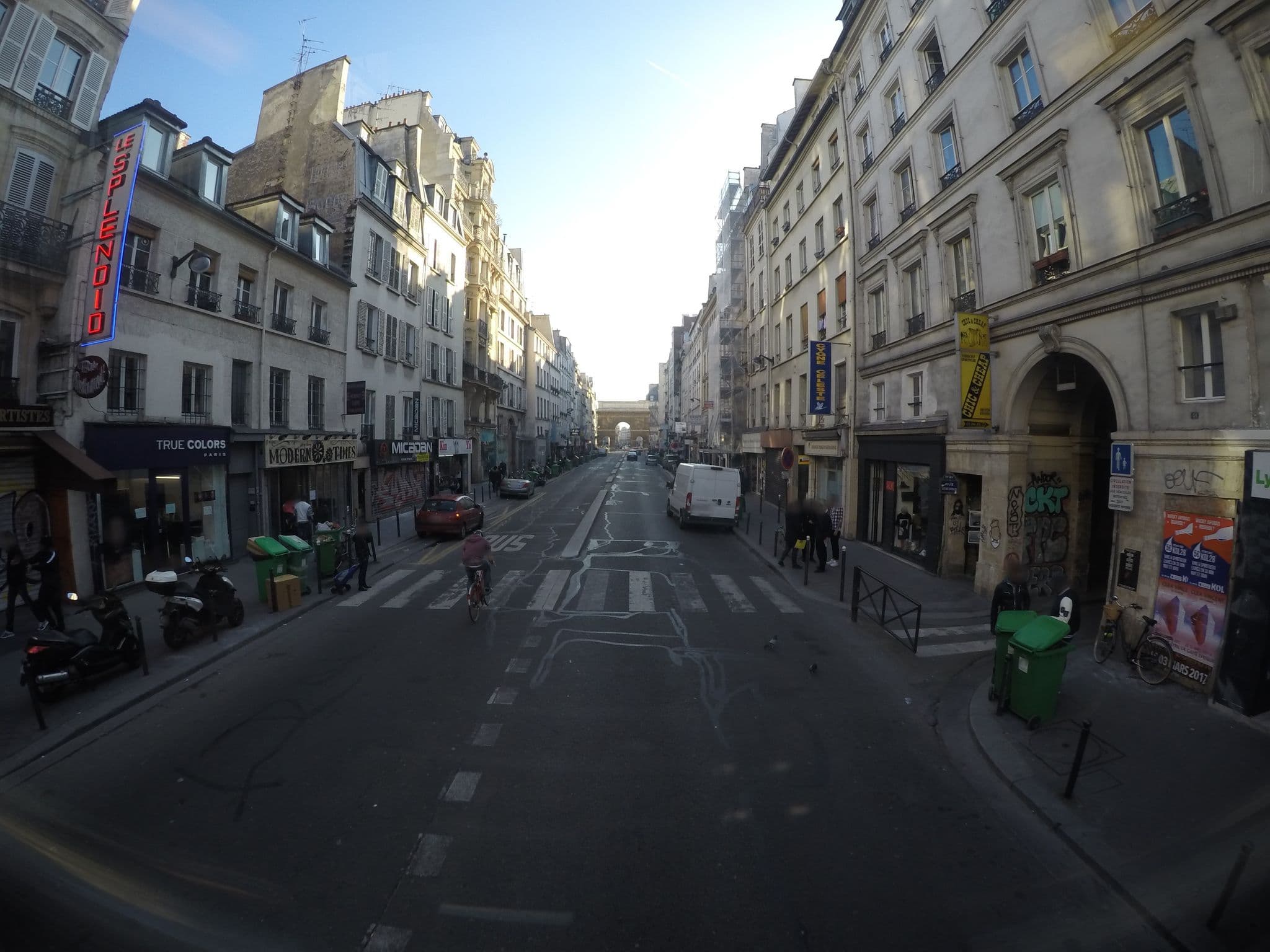 Street view near 파리스타일 민박, Paris 10 Entrepôt — © ccossio (CC BY-SA · Mapillary)