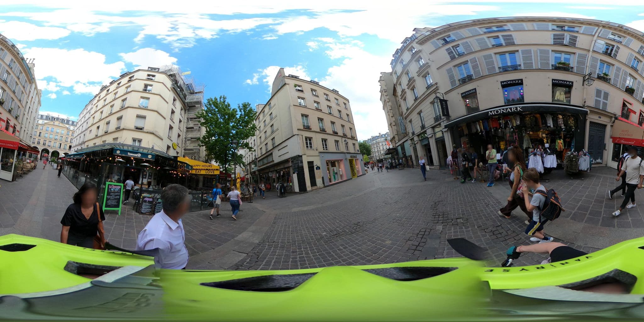 Street view near Hôtel des Ducs d'Anjou, Paris 04 Hôtel-de-Ville — © Stefdegreef (CC BY-SA · Mapillary)