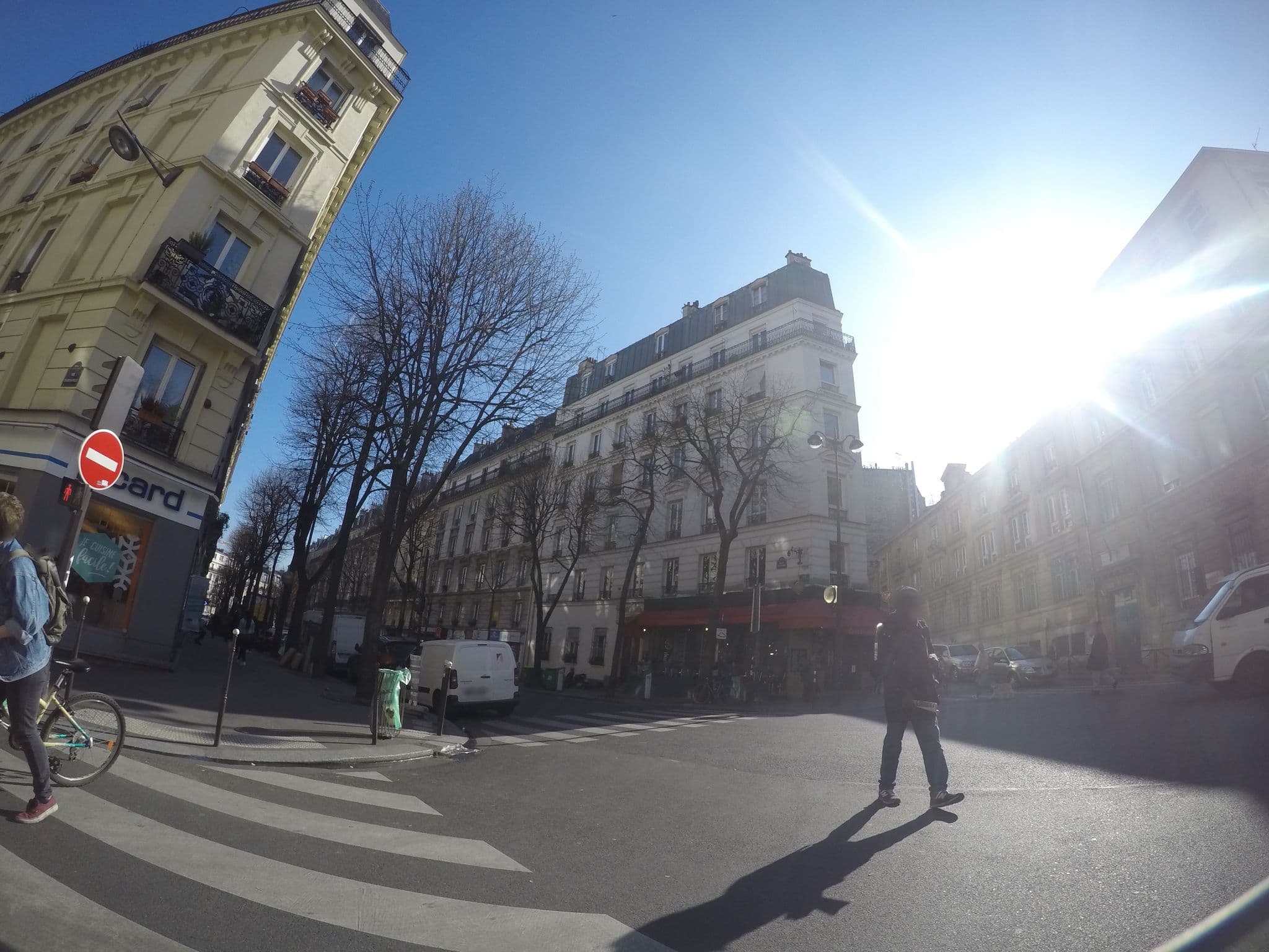 Street view near La petite vie Parisienne, Paris 18 Buttes-Montmartre — © ccossio (CC BY-SA · Mapillary)