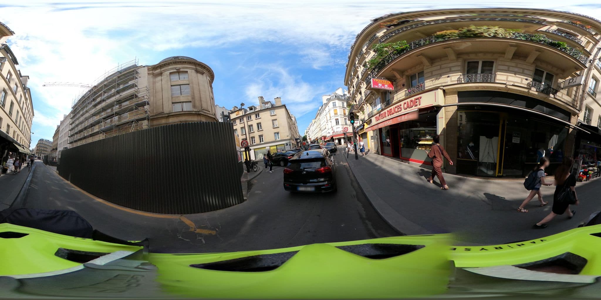 Street view near Hôtel Lebron, Paris 09 Opéra — © Stefdegreef (CC BY-SA · Mapillary)