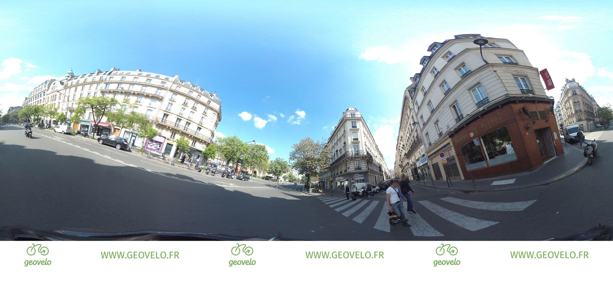 Street view near Grand Hôtel de l'Avenue, Folie Méricourt — © simon_geovelo (CC BY-SA · Mapillary)