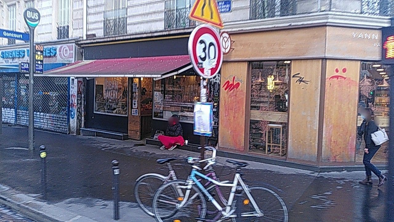 Street view near HolidaysInParis, Folie Méricourt — © britze (CC BY-SA · Mapillary)
