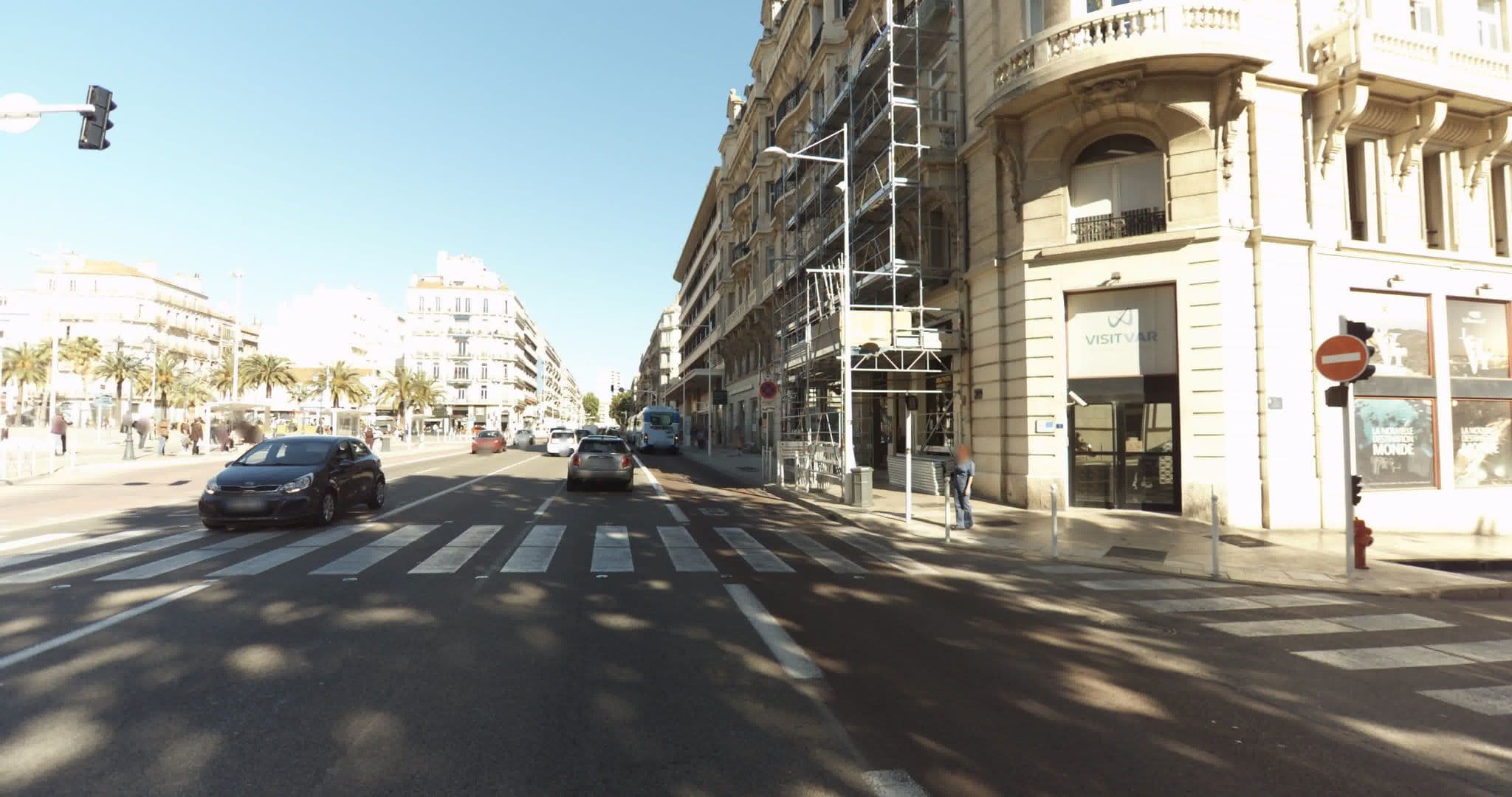 Street view near Hôtel Amirauté Toulon, Toulon — © sogefi (CC BY-SA · Mapillary)