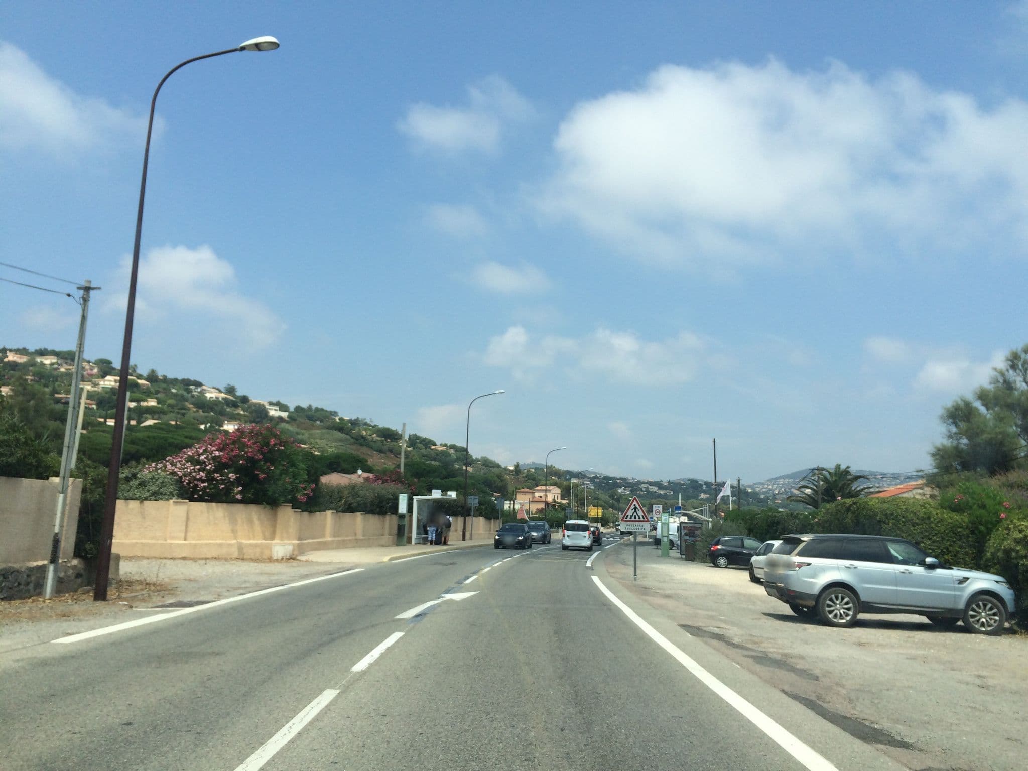 Street view near Beachfront ART B&B Villa Cristalia, Sainte-Maxime — © sarawabreus (CC BY-SA · Mapillary)