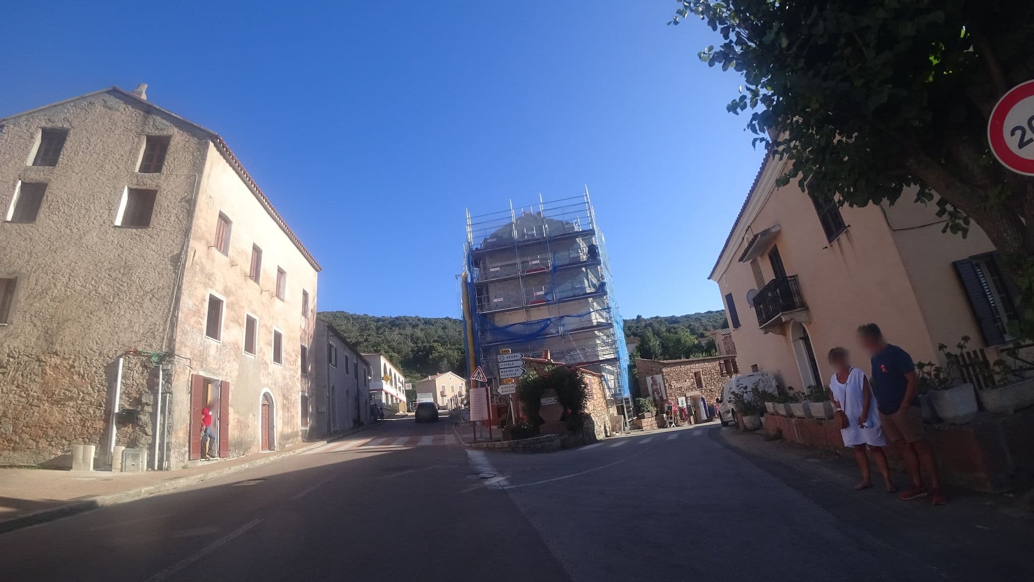 Street view near Hôtel les Calanques Station Service l'Arbagio, Cargèse — © yod4z (CC BY-SA · Mapillary)