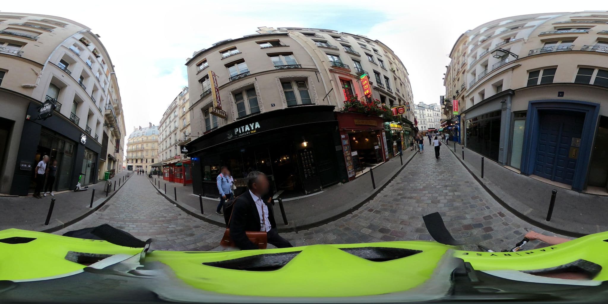 Street view near Albe Hôtel Saint-Michel, Paris — © Stefdegreef (CC BY-SA · Mapillary)