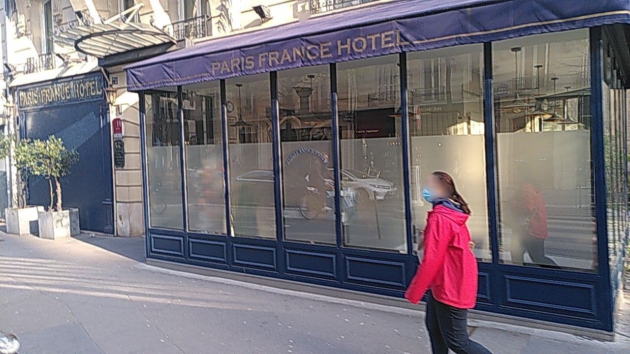 Street view near Paris France Hôtel, Paris 03 Temple — © britze (CC BY-SA · Mapillary)