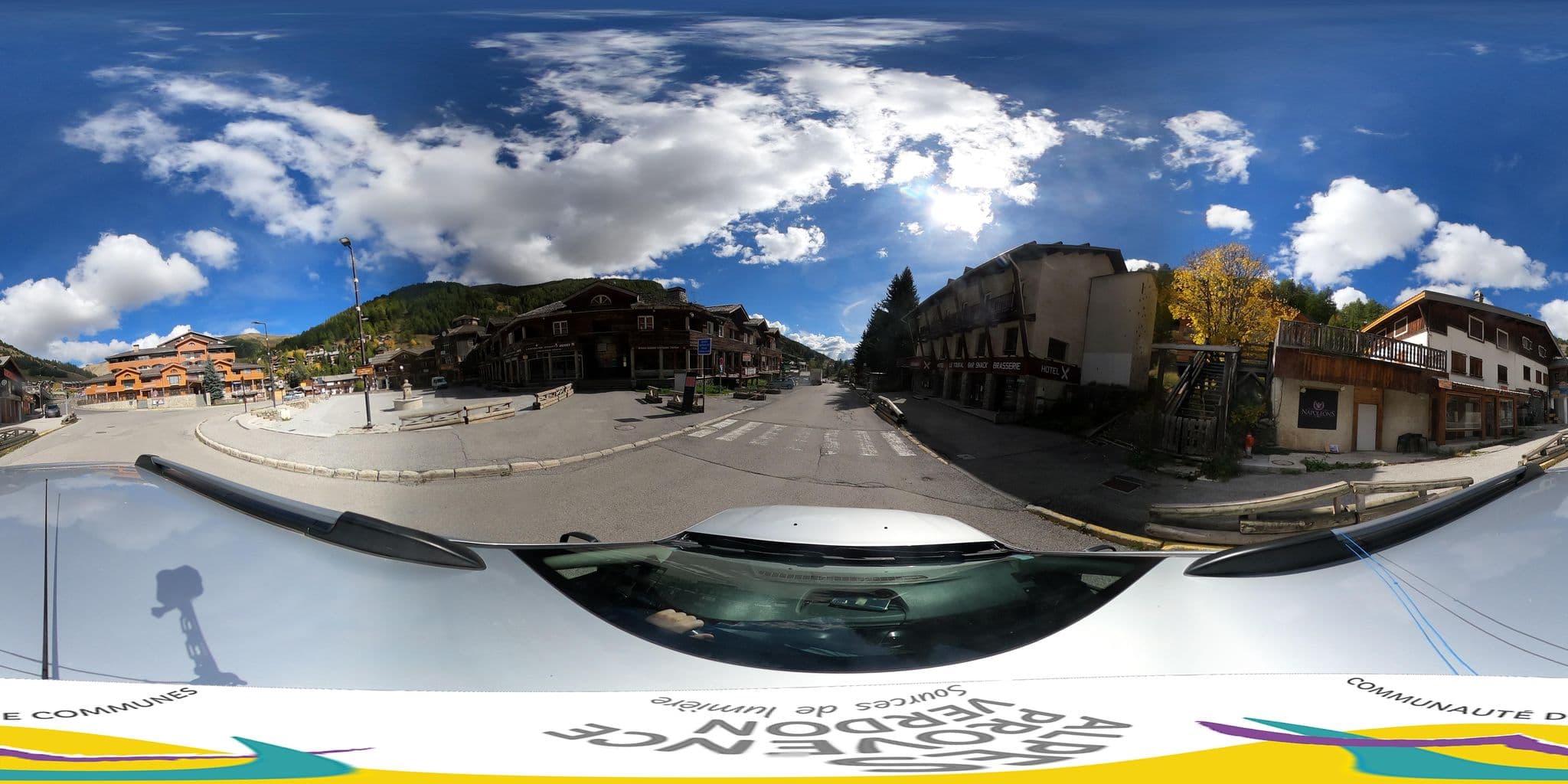 Street view near Les Balcons du Soleil, Barcelonnette — © ccapv_germain (CC BY-SA · Mapillary)