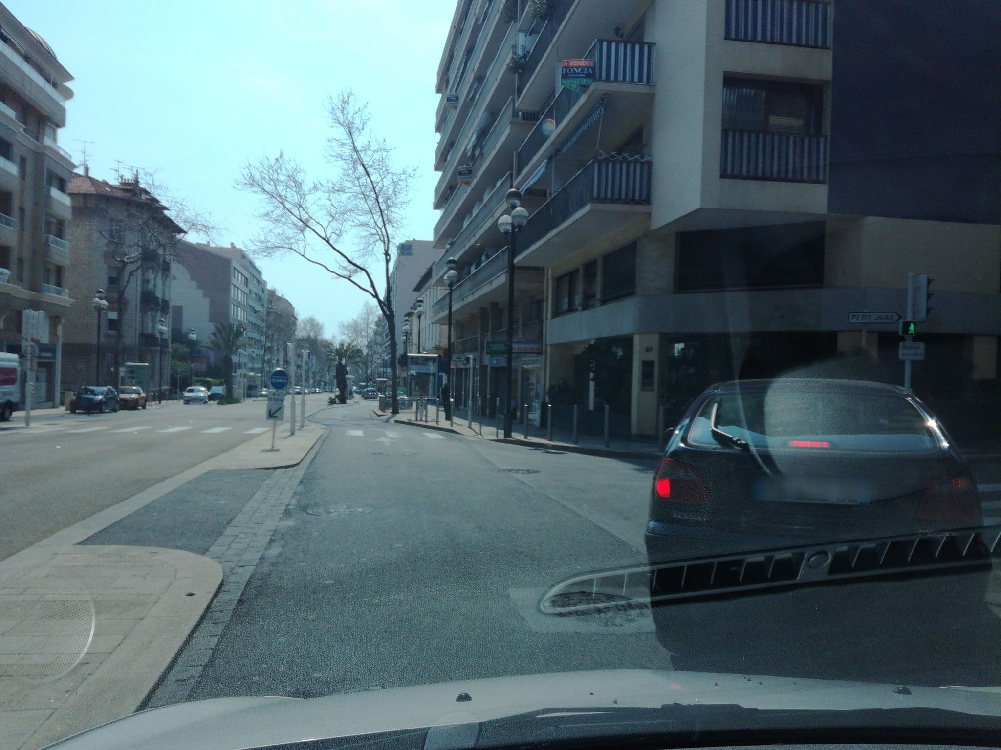 Street view near Amarante Cannes Hotel, Cannes — © baptistemm (CC BY-SA · Mapillary)