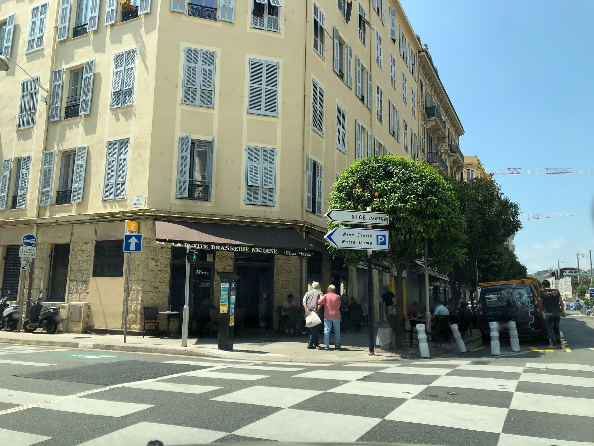 Street view near ChezJosephine, Nice — © lulucmy (CC BY-SA · Mapillary)