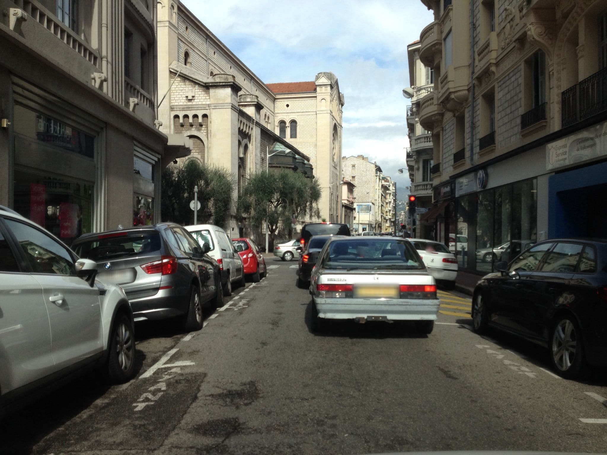 Street view near Le Royal Res. Negresco Five stars Holiday House, Rue de France — © zimmy (CC BY-SA · Mapillary)