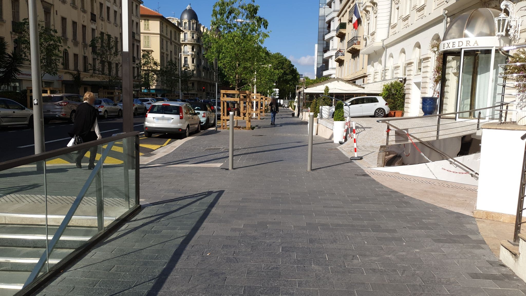 Street view near Hôtel Atlantic, Jean-Médecin — © flox (CC BY-SA · Mapillary)