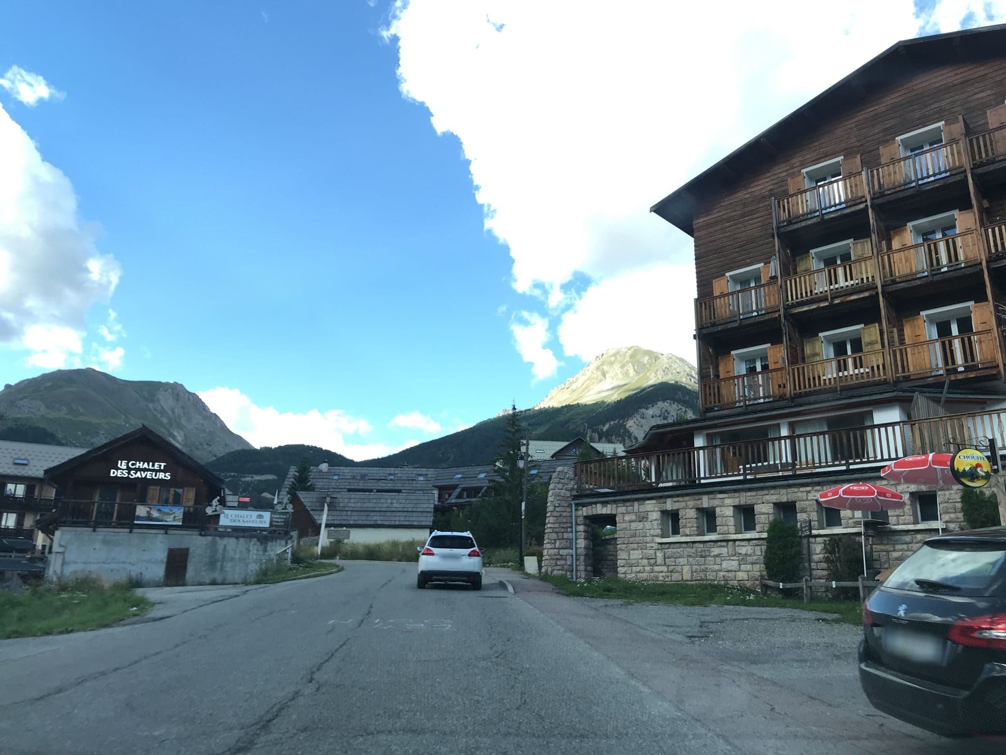 Street view near La Borne Ensoleillée, Saint-Martin-de-Queyrières — © pgiraud (CC BY-SA · Mapillary)