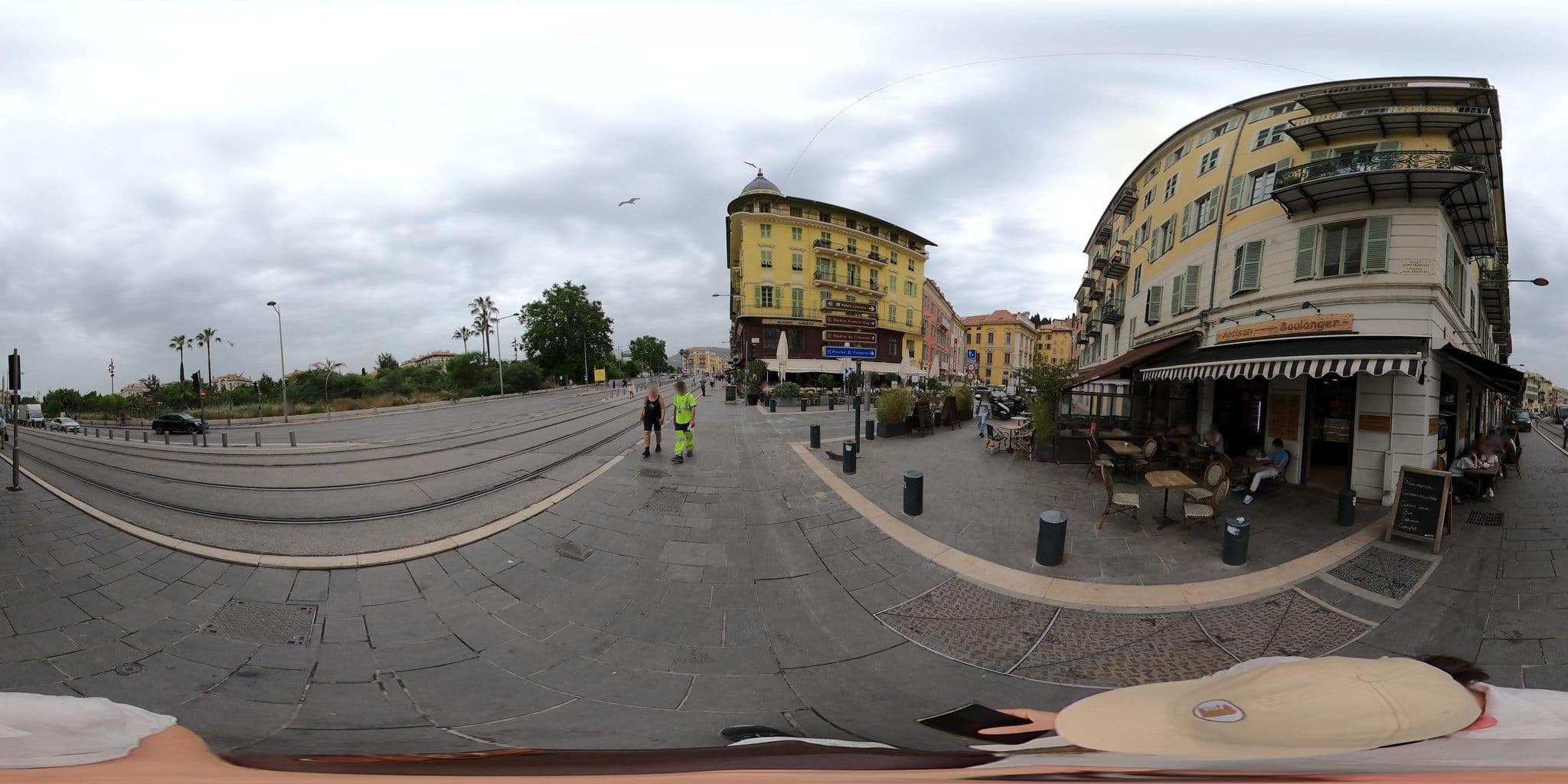 Street view near Chez Kari-top location in charming old town, Vieille Ville — © annekaro (CC BY-SA · Mapillary)