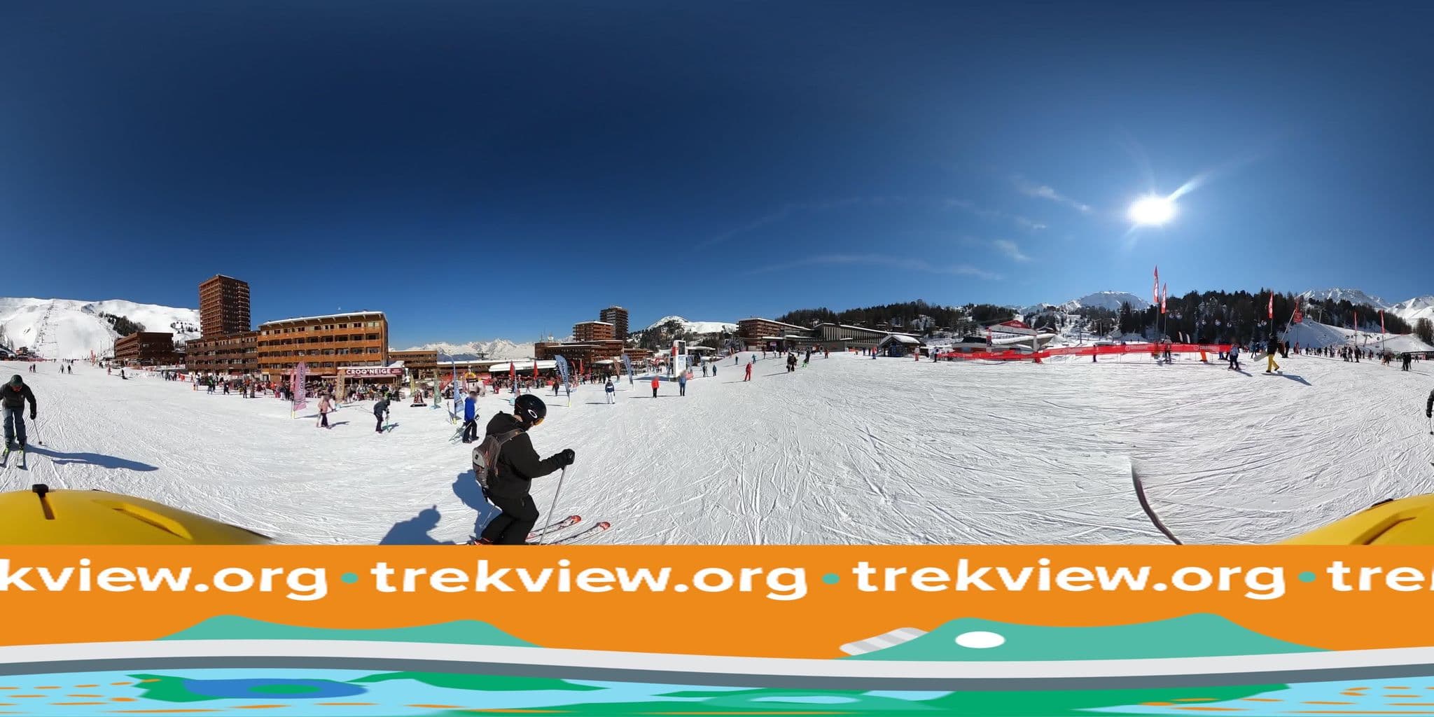 Street view near Chalet Summit View - Annecy Suite, Belle-Plagne — © trekviewed (CC BY-SA · Mapillary)