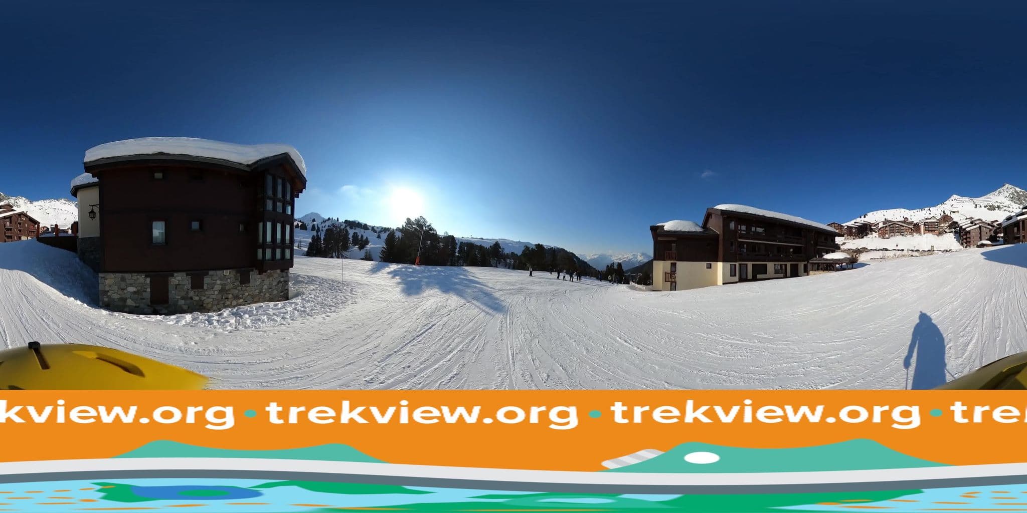 Street view near Pierre & Vacances Residence Quartz Hotel La Plagne, Belle-Plagne — © trekviewed (CC BY-SA · Mapillary)