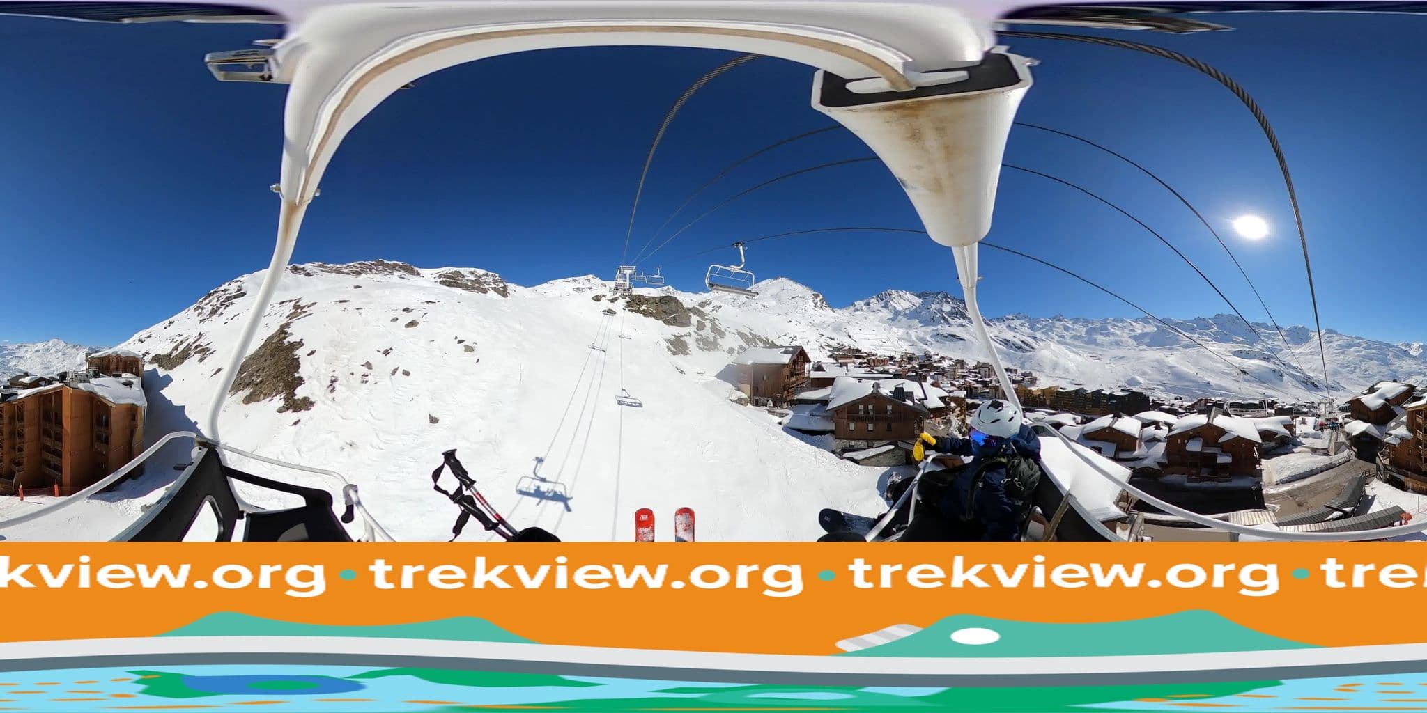 Street view near Chalet de Rosael Val Thorens, Val Thorens — © trekviewed (CC BY-SA · Mapillary)