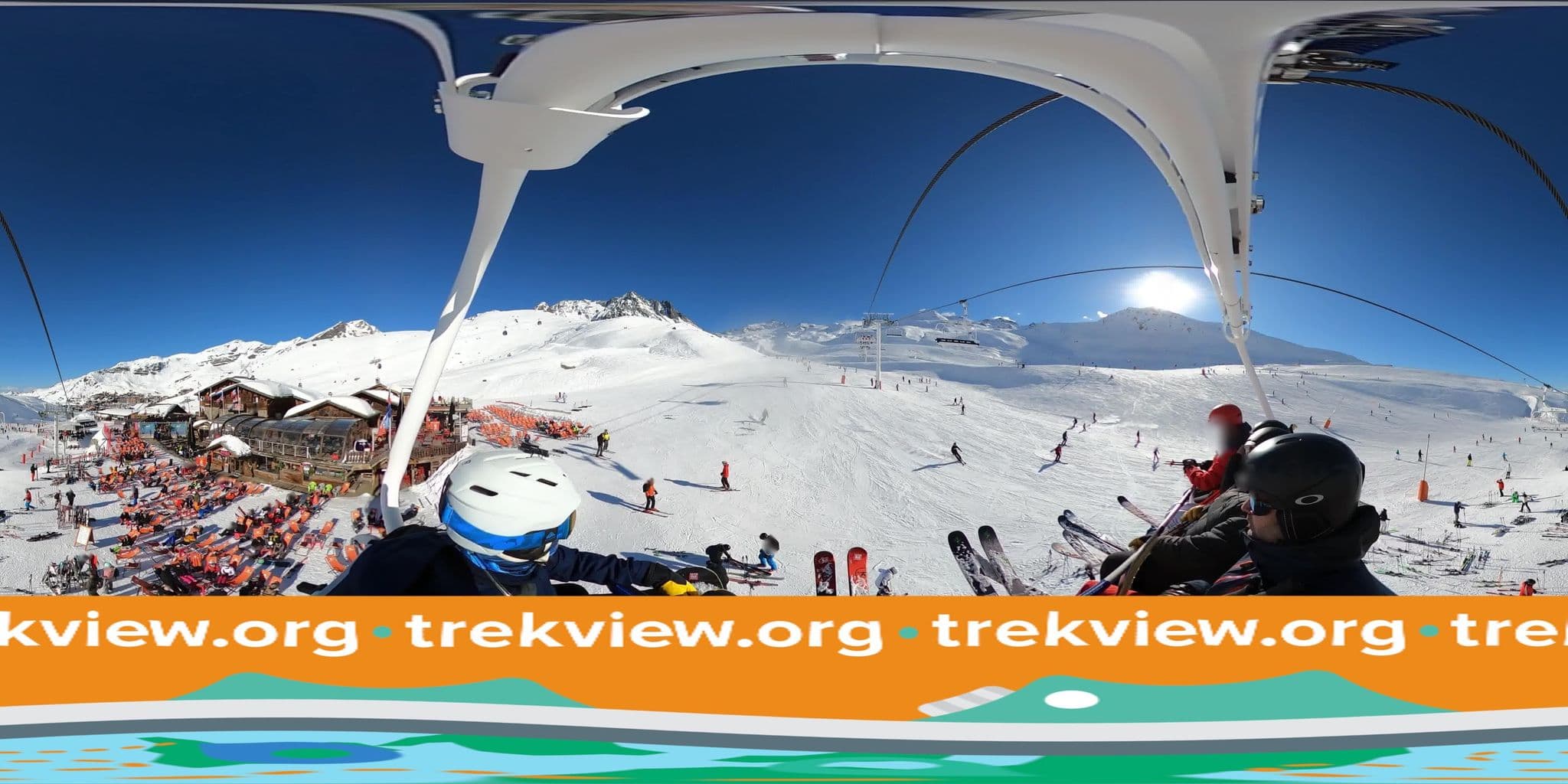 Street view near Les Balcons La Rosiére, Val Thorens — © trekviewed (CC BY-SA · Mapillary)