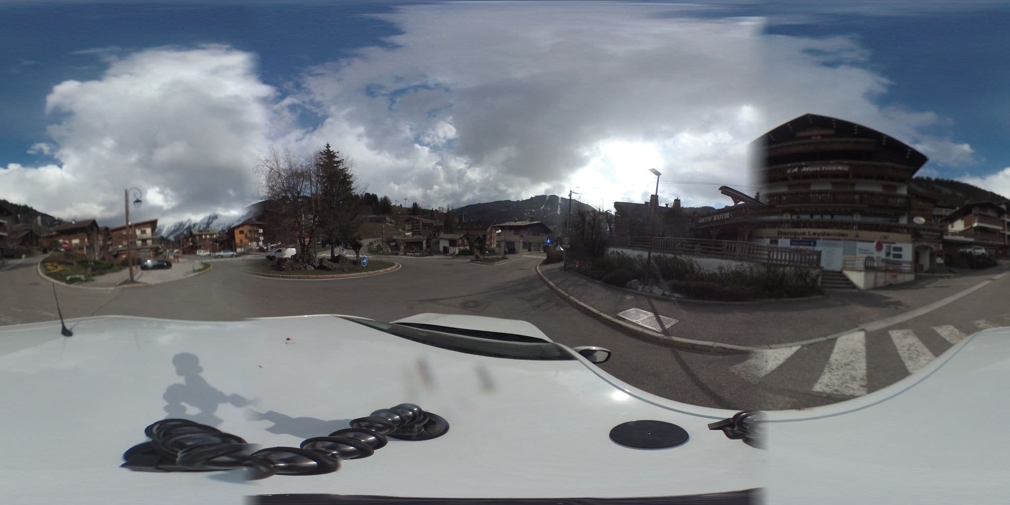 Street view near Logis la Montagne, La Clusaz — © arteragence (CC BY-SA · Mapillary)