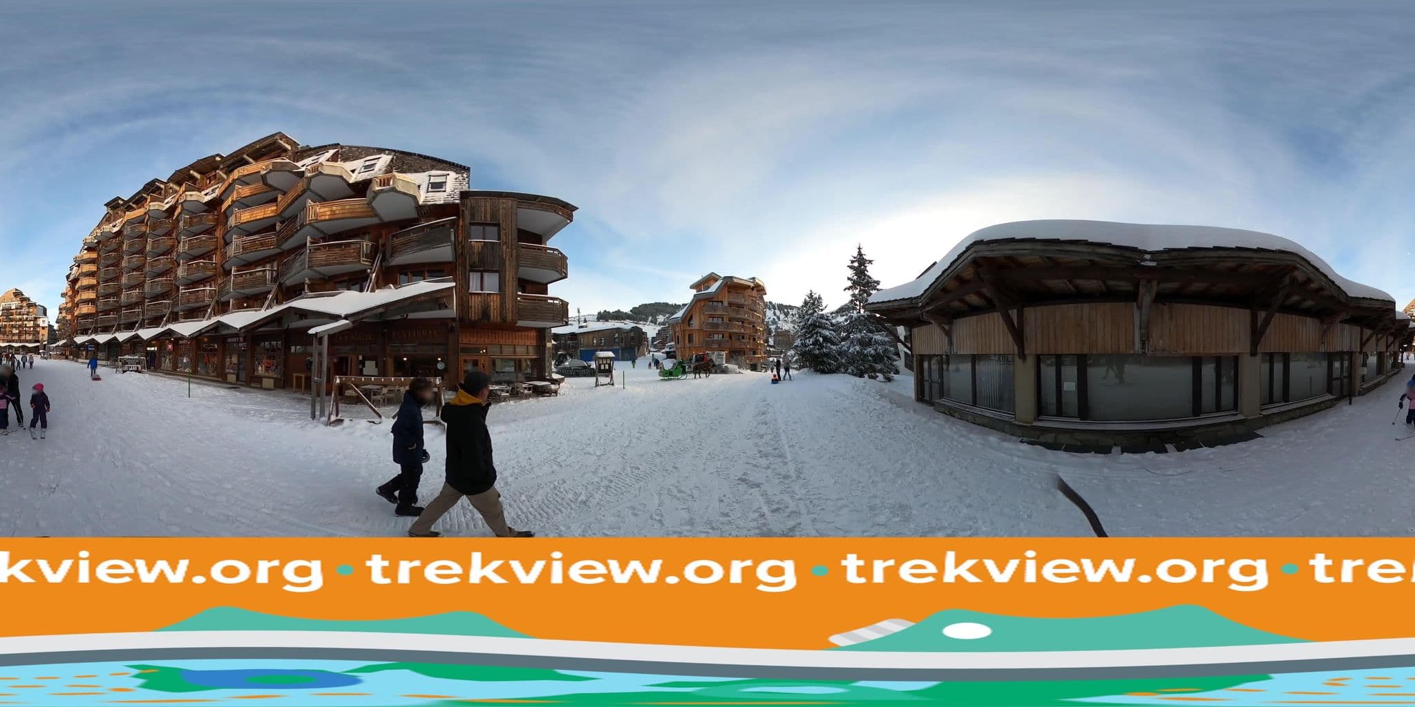 Street view near Pierre & Vacances Atria-Crozats, Morzine — © trekviewed (CC BY-SA · Mapillary)