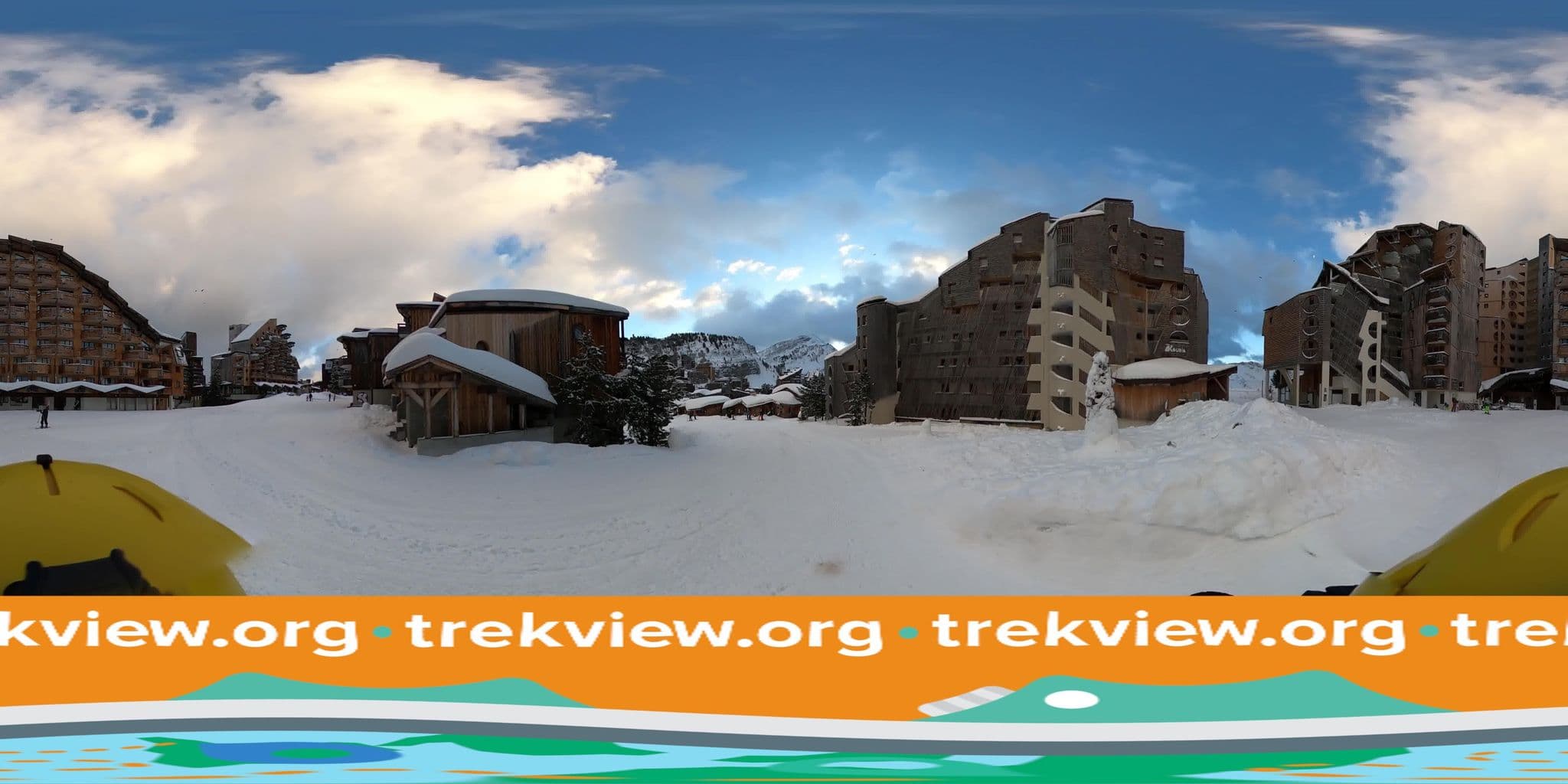 Street view near Résidence Kouria, Morzine — © trekviewed (CC BY-SA · Mapillary)