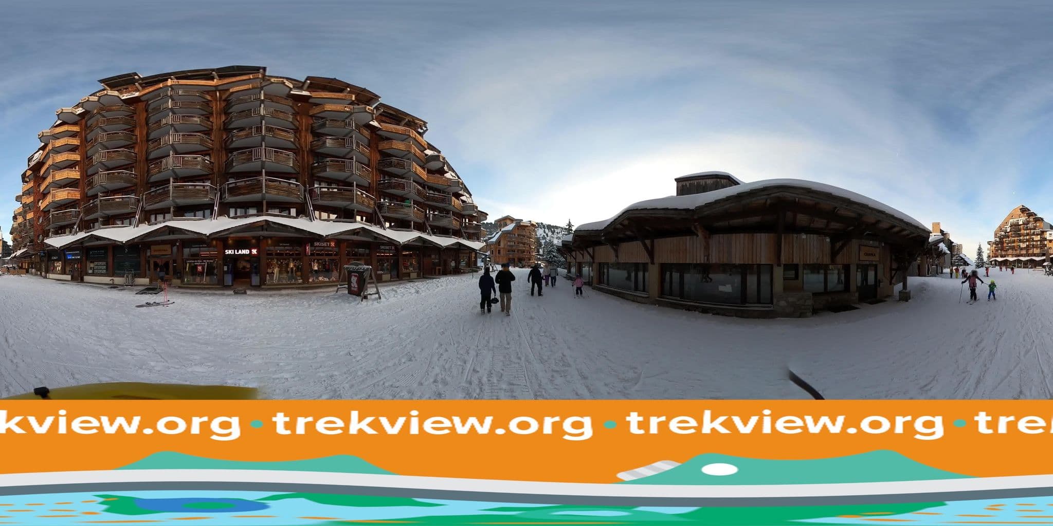 Street view near Locations Maeva Particuliers Saskia Falaise, Morzine — © trekviewed (CC BY-SA · Mapillary)