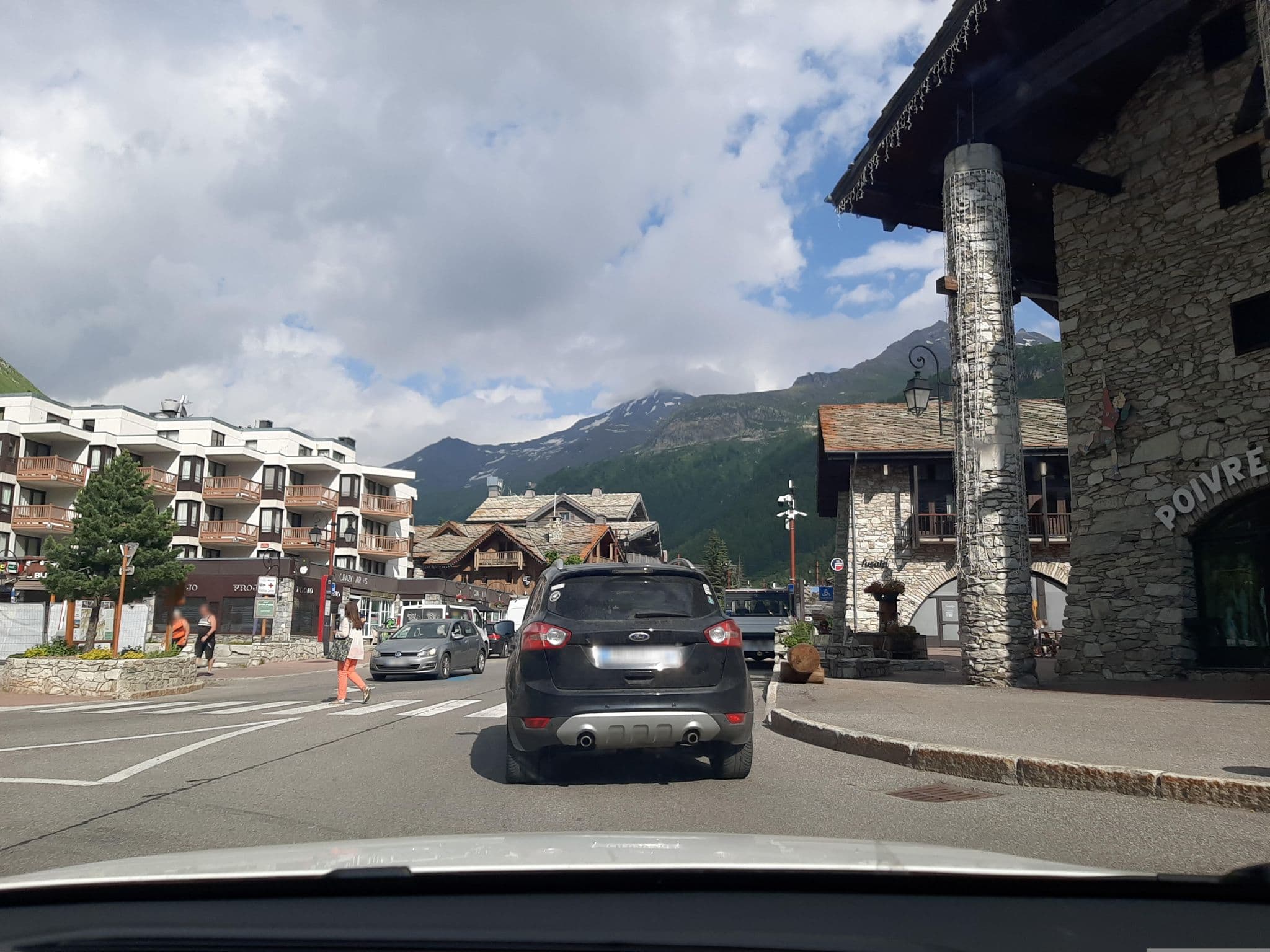 Street view near Hôtel Christiania, Val-d'Isère — © alexmodesto73 (CC BY-SA · Mapillary)