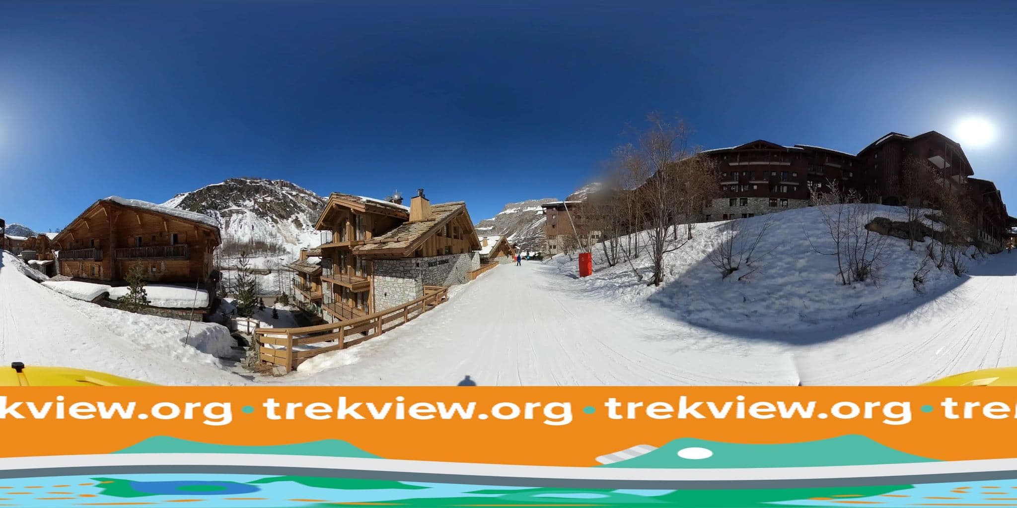 Street view near Eureka Val Lodge, Val-d'Isère — © trekviewed (CC BY-SA · Mapillary)