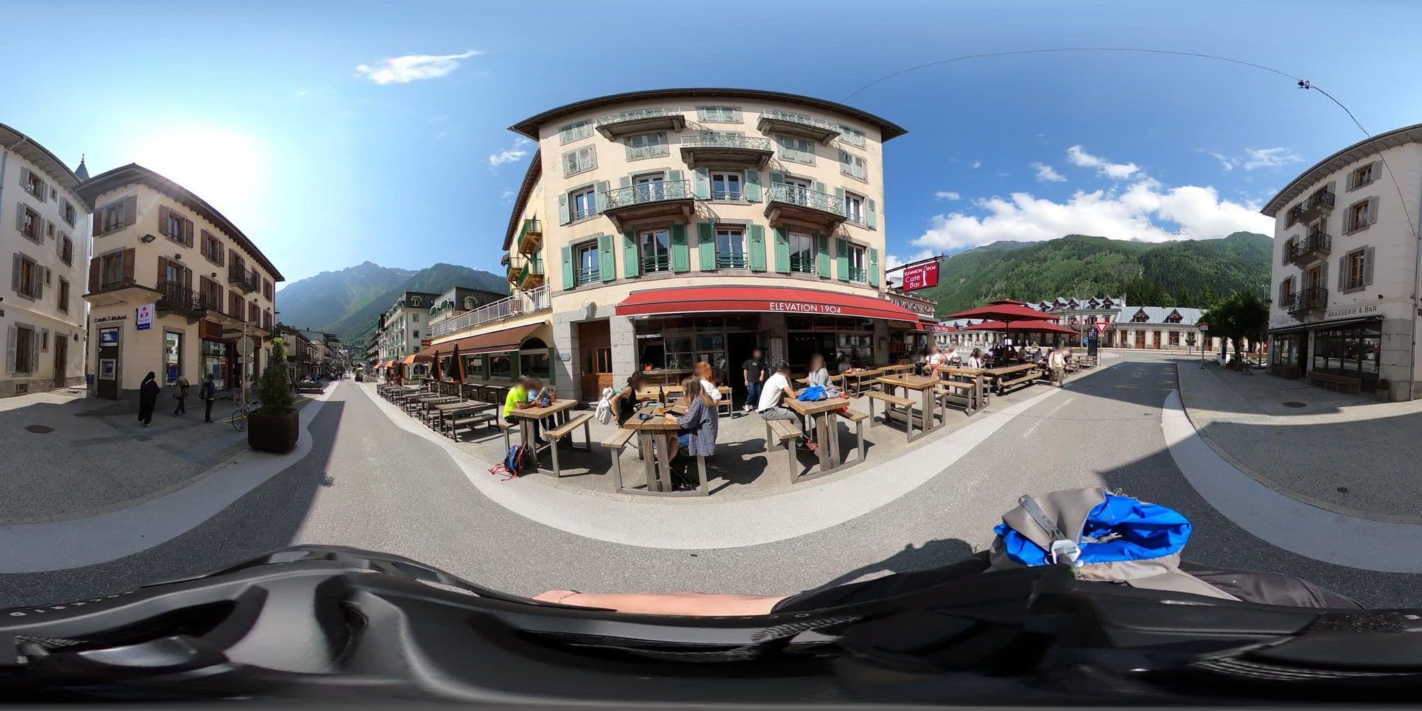 Street view near Gustavia Hotel Chamonix, Chamonix-Mont-Blanc — © ordinatous (CC BY-SA · Mapillary)