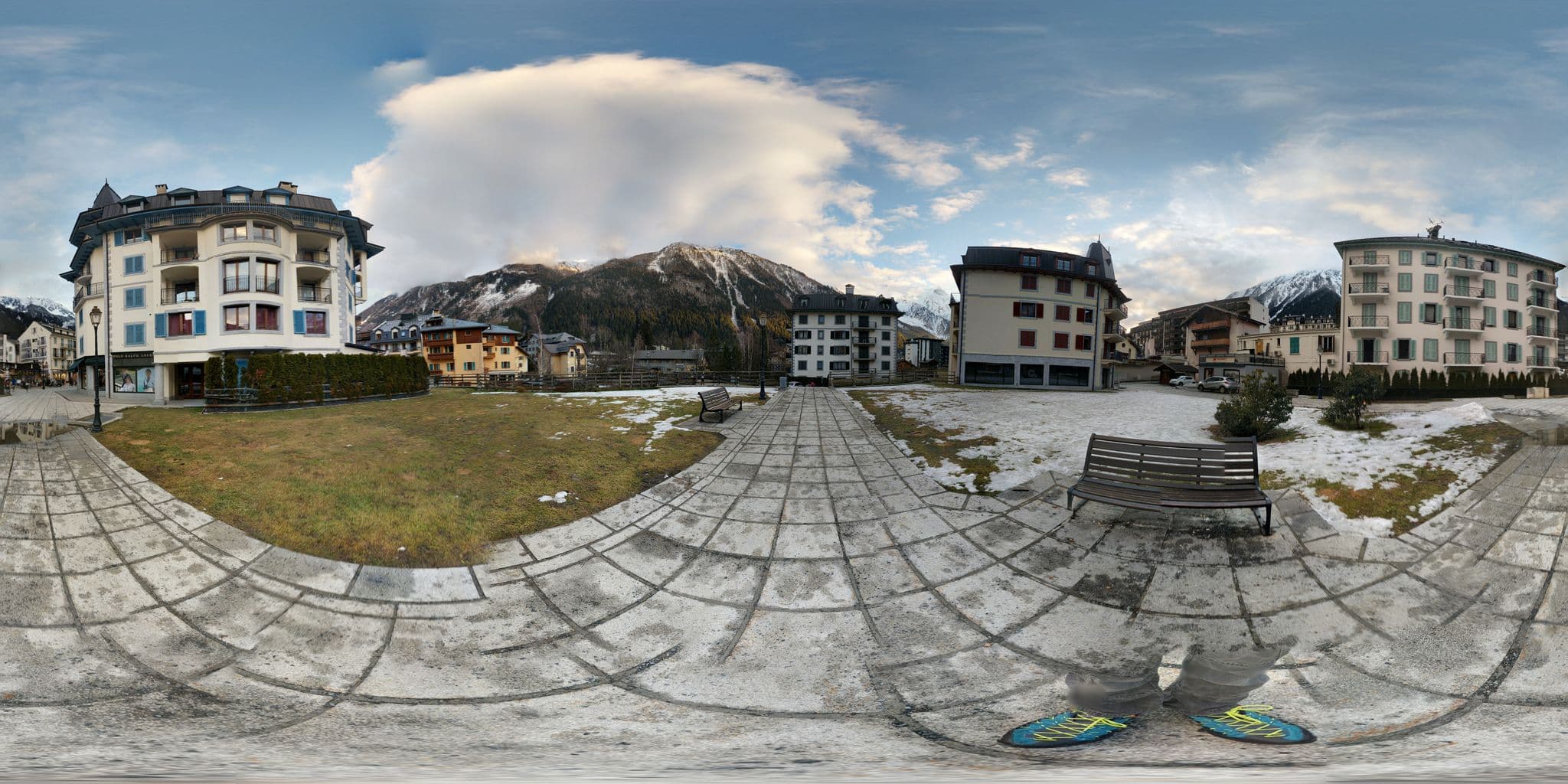 Street view near Pothecary apartment -Chamonix All Year, Chamonix-Mont-Blanc — © ordinatous (CC BY-SA · Mapillary)