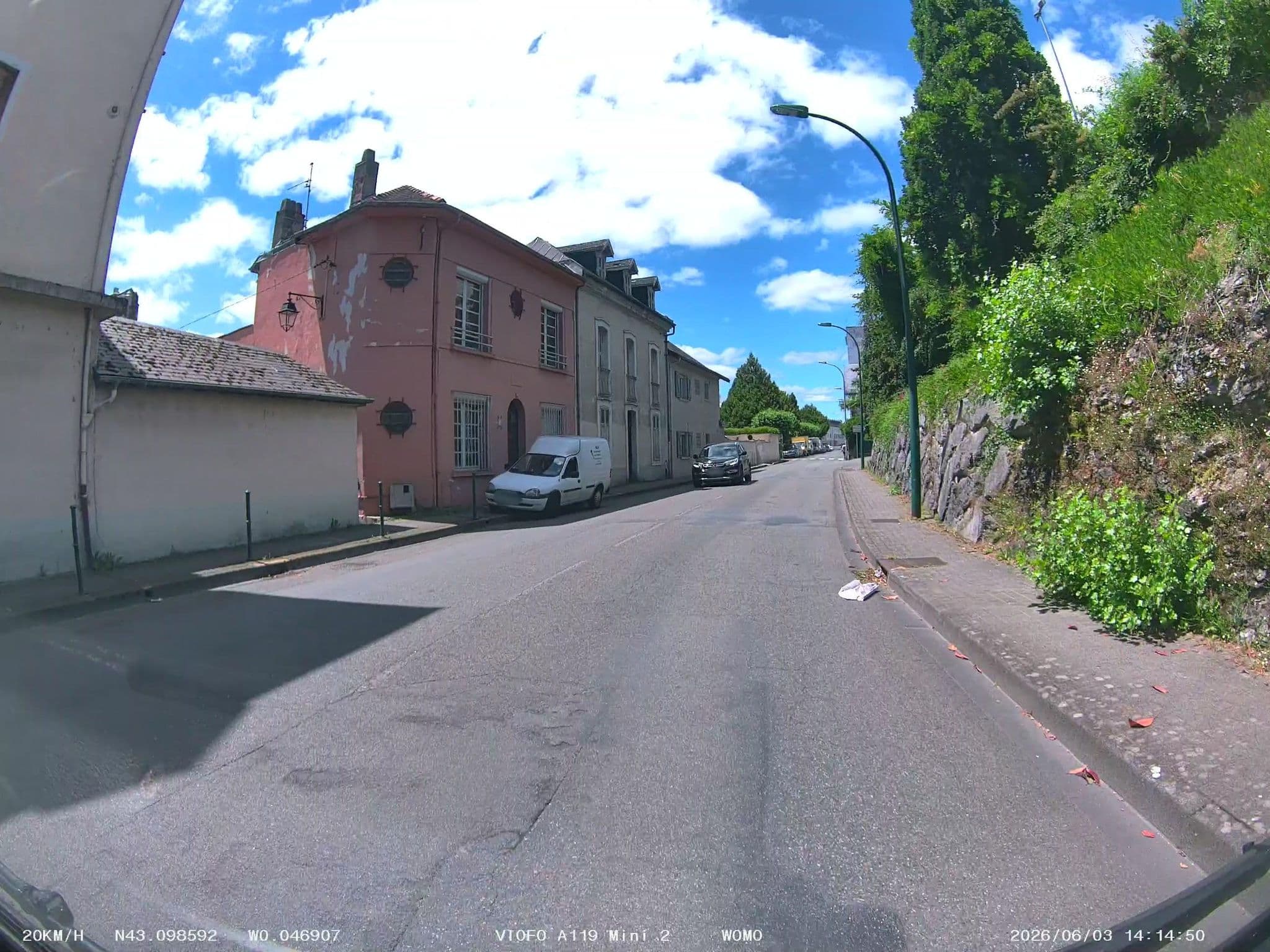 Street view near Hôtel Cercles Catholiques, Lourdes