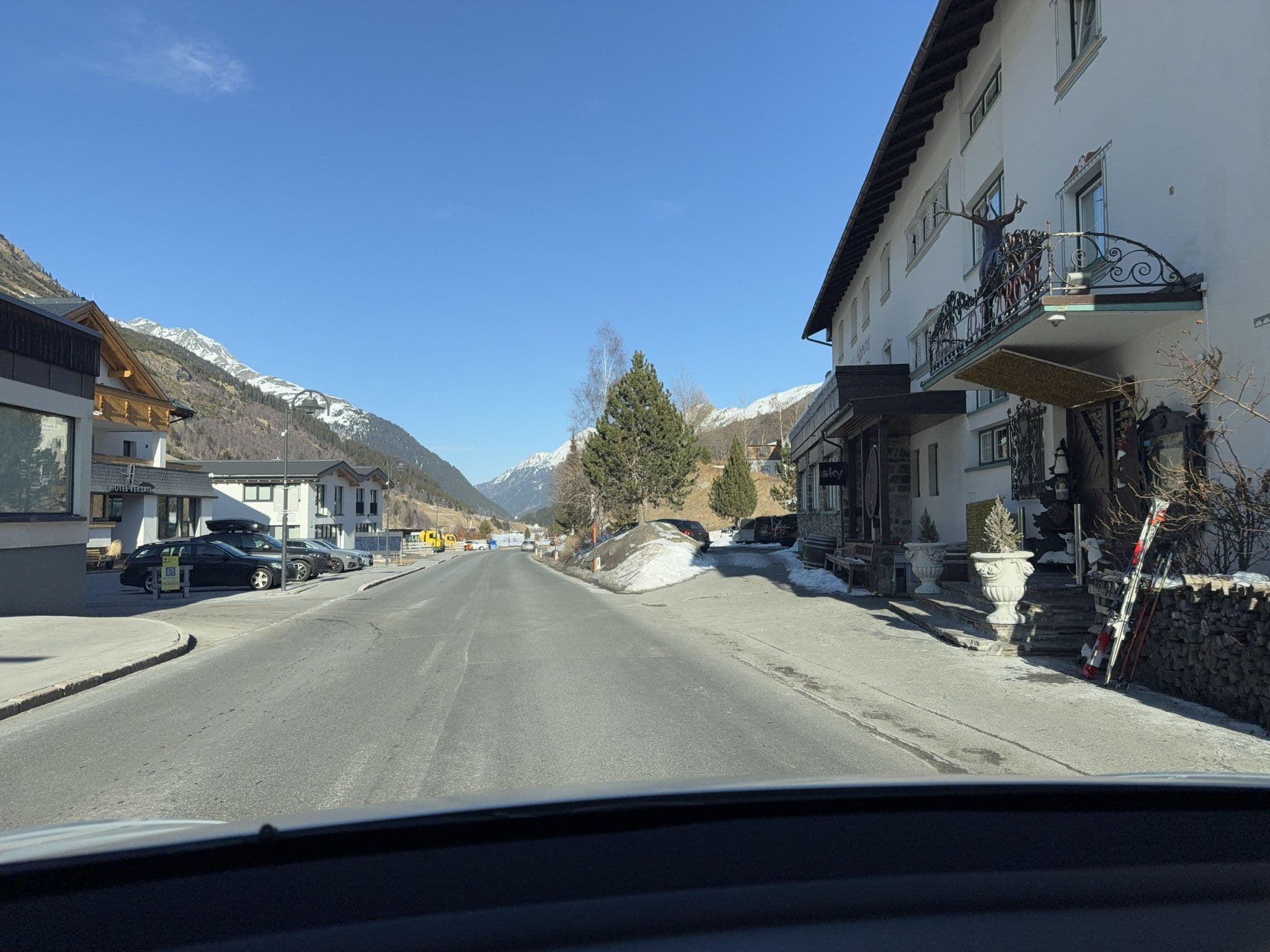 Street view near Hotel Alpenrose, Ischgl