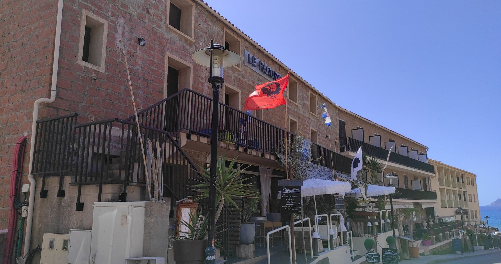 Street view near Le Méditerrannée, Cargèse — © yod4z (CC BY-SA · Mapillary)