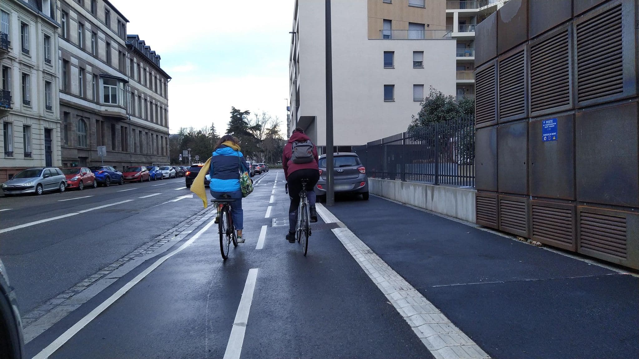 Street view near Résidence étudiante la Canopée, Strasbourg — © BlackWolf54 (CC BY-SA · Mapillary)