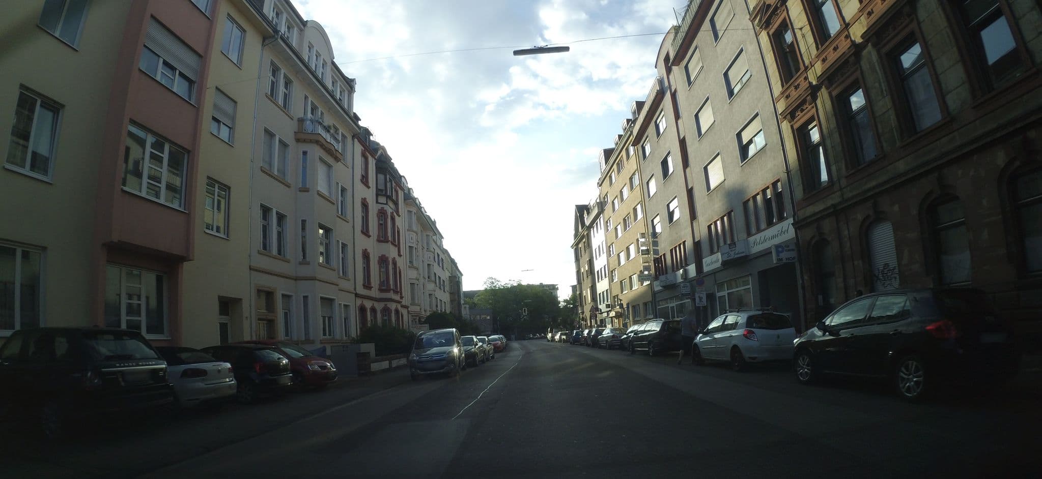 Street view near Saarbrucken City Hotel, Saarbrücken — © teddy73 (CC BY-SA · Mapillary)